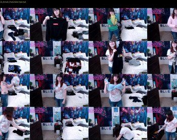 blueasfuck — 56 minute Chaturbate female cam show recording, 1080p, Feb 9, 2019