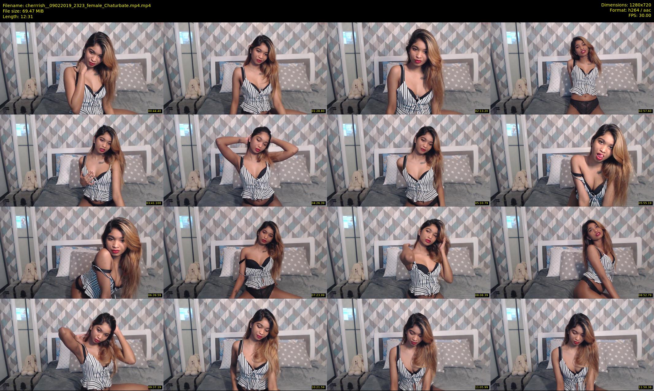 cherrrish_ — 13 minute Chaturbate female cam show recording, 720p, Feb 9, 2019
