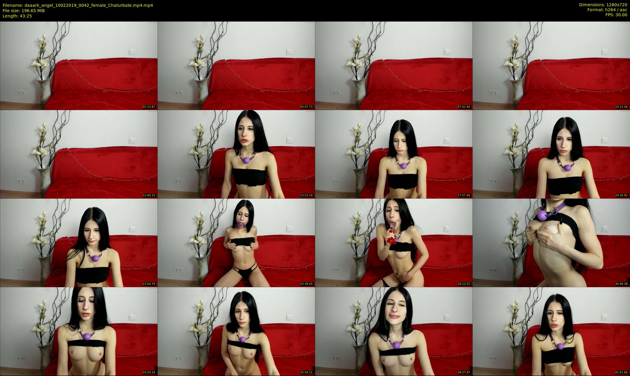 daaark_angel — 44 minute Chaturbate female cam show recording, 720p, Feb 10, 2019
