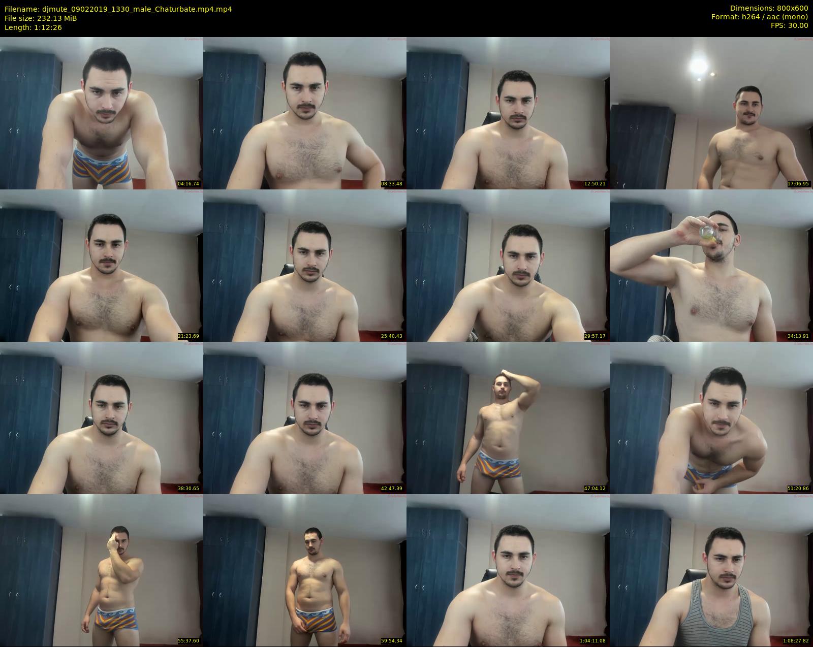 djmute — 73 minute Chaturbate male cam show recording, 480p, Feb 9, 2019