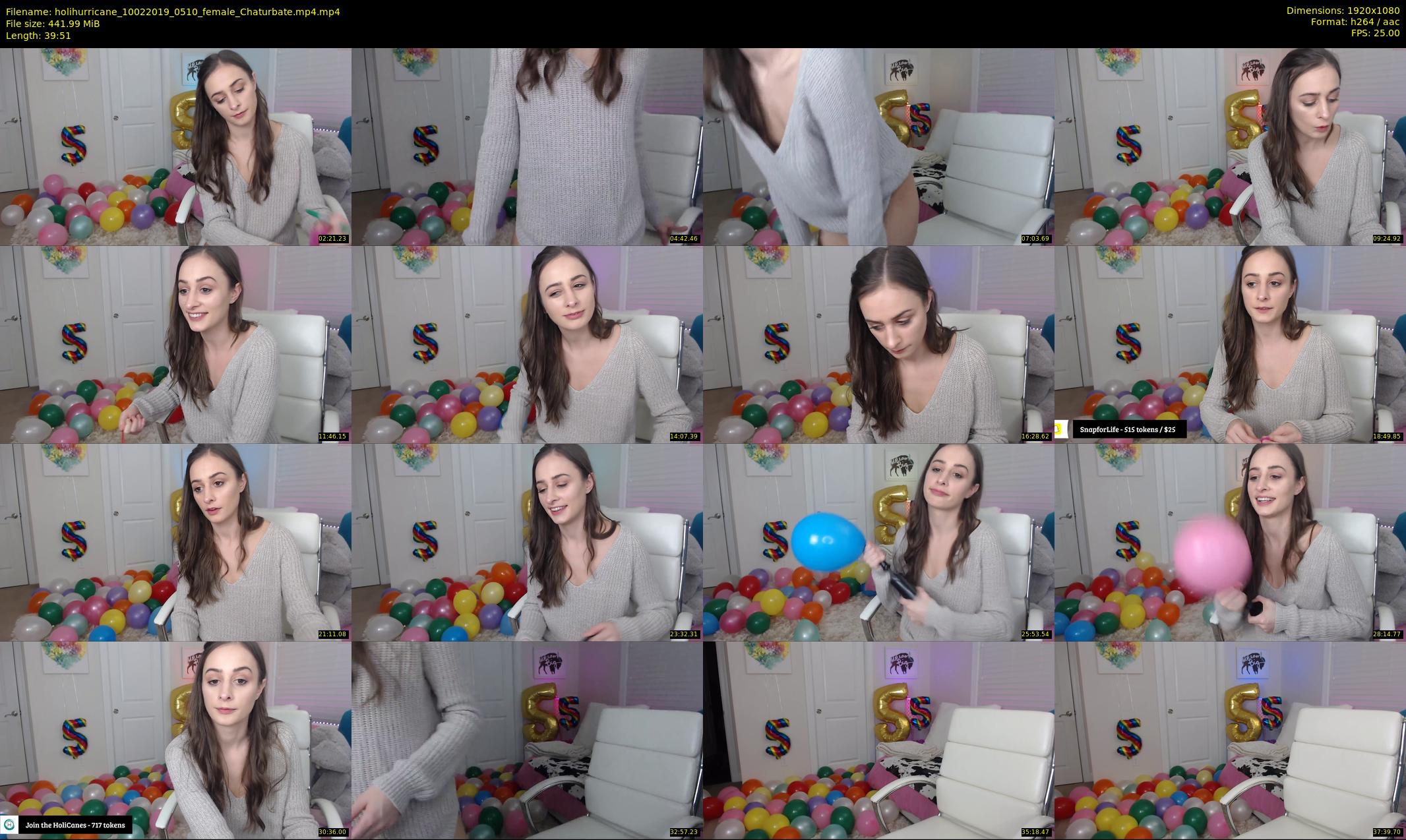 holihurricane — 40 minute Chaturbate female cam show recording, 1080p, Feb 10, 2019