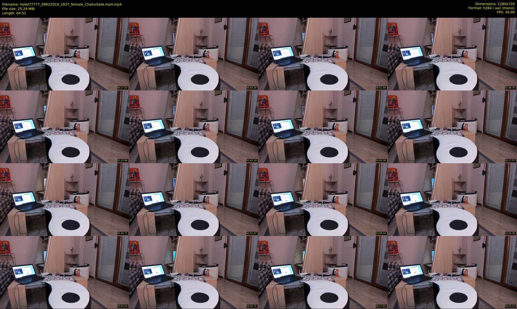 hotel77777 — 5 minute Chaturbate female cam show recording, 720p, Feb 9, 2019