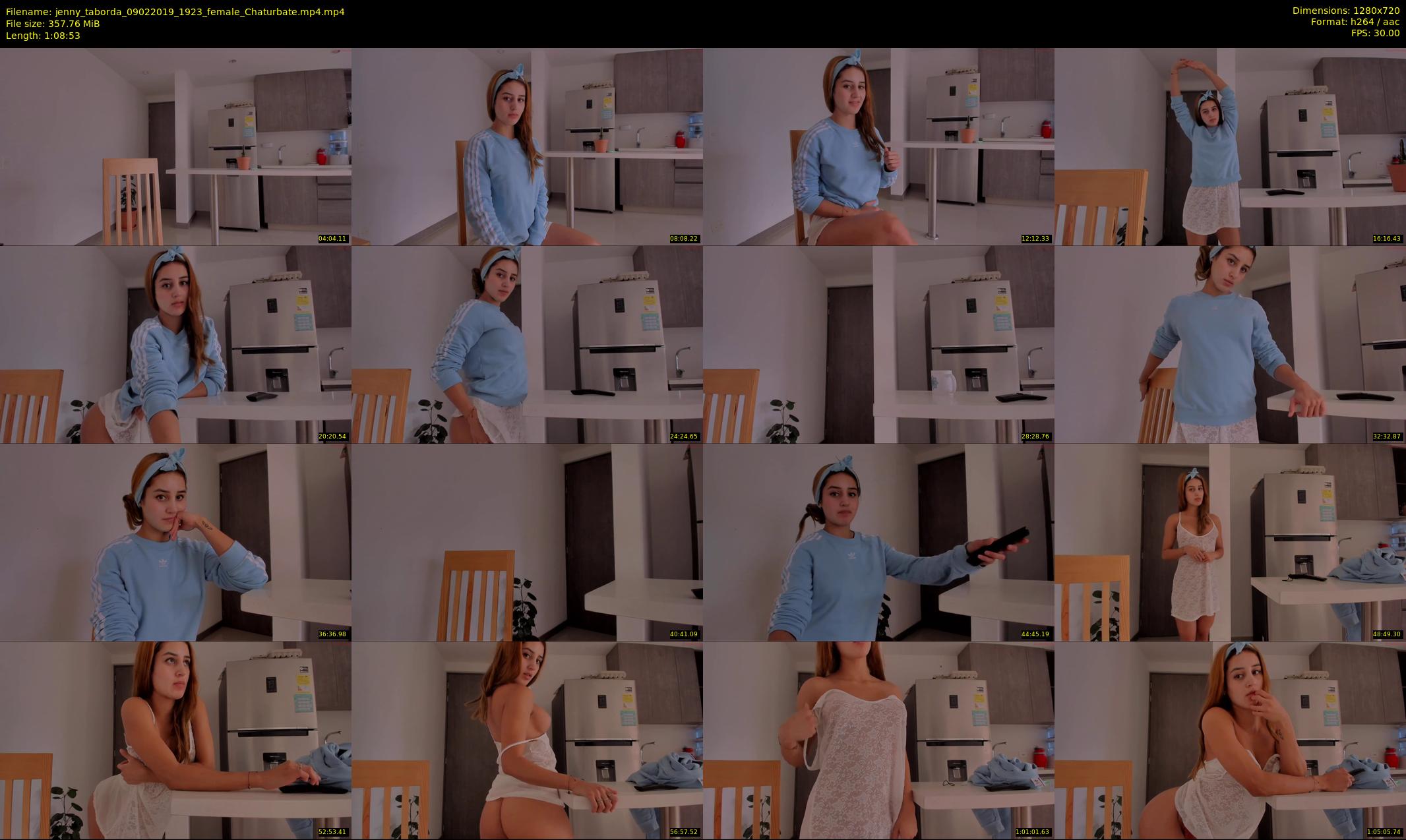 jenny_taborda — 69 minute Chaturbate female cam show recording, 720p, Feb 9, 2019