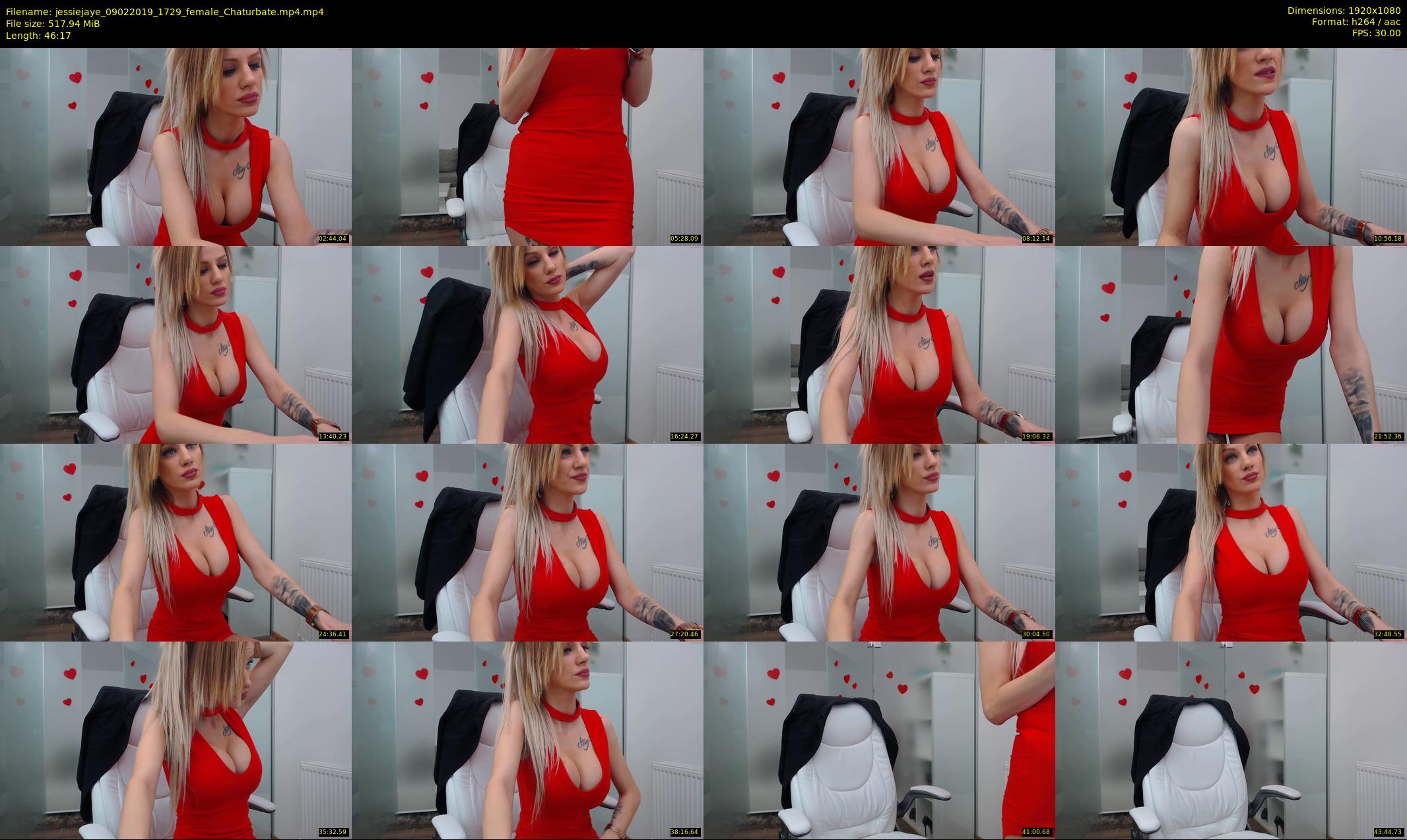 jessiejaye — 47 minute Chaturbate female cam show recording, 1080p, Feb 9, 2019