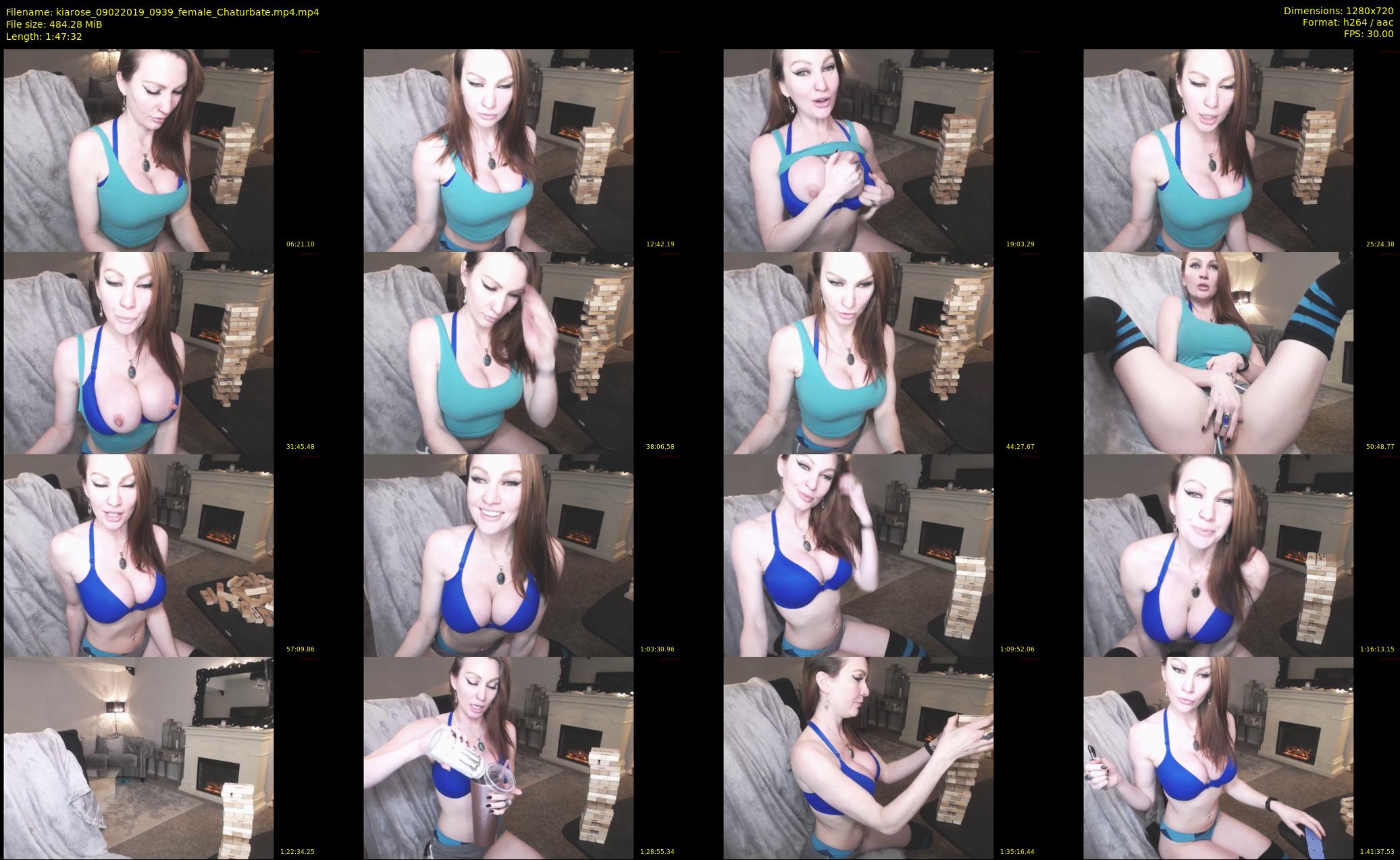 kiarose — 108 minute Chaturbate female cam show recording, 720p, Feb 9, 2019