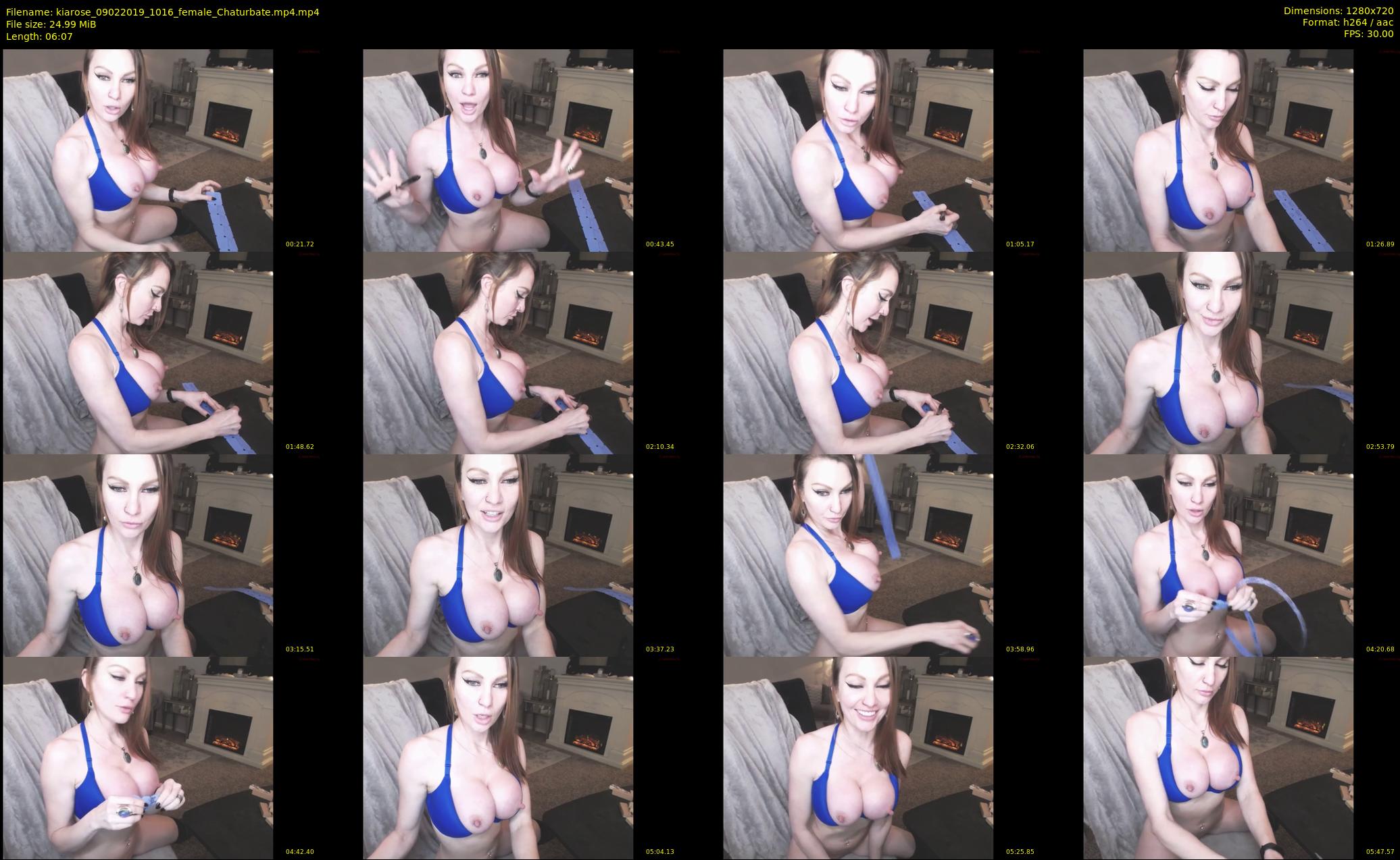 kiarose — 7 minute Chaturbate female cam show recording, 720p, Feb 9, 2019