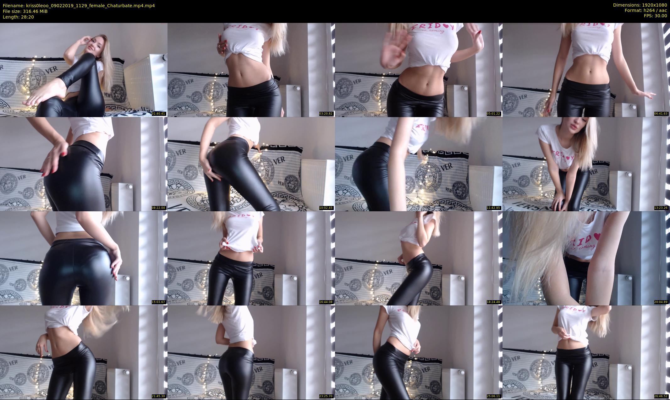 kriss0leoo — 29 minute Chaturbate couple cam show recording, 1080p, Feb 9, 2019