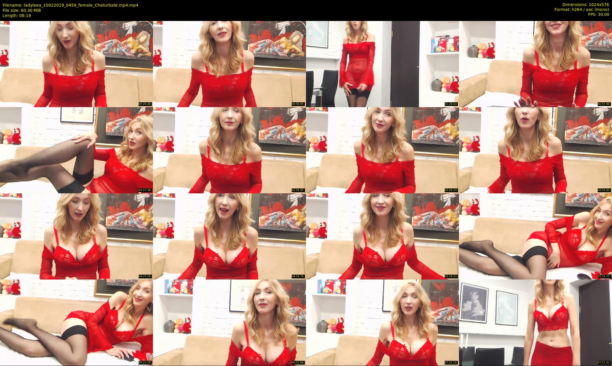 ladyleea — 9 minute Chaturbate female cam show recording, 480p, Feb 10, 2019