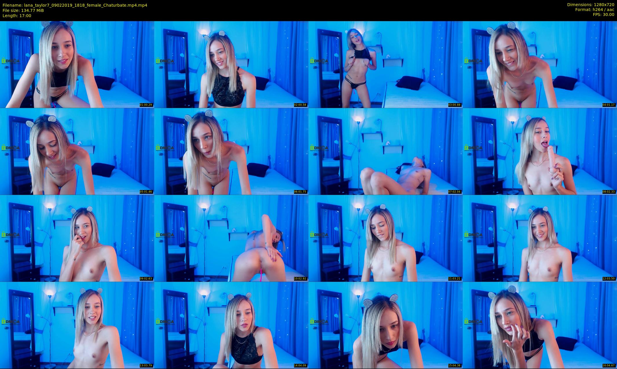 lana_taylor7 — 17 minute Chaturbate female cam show recording, 720p, Feb 9, 2019