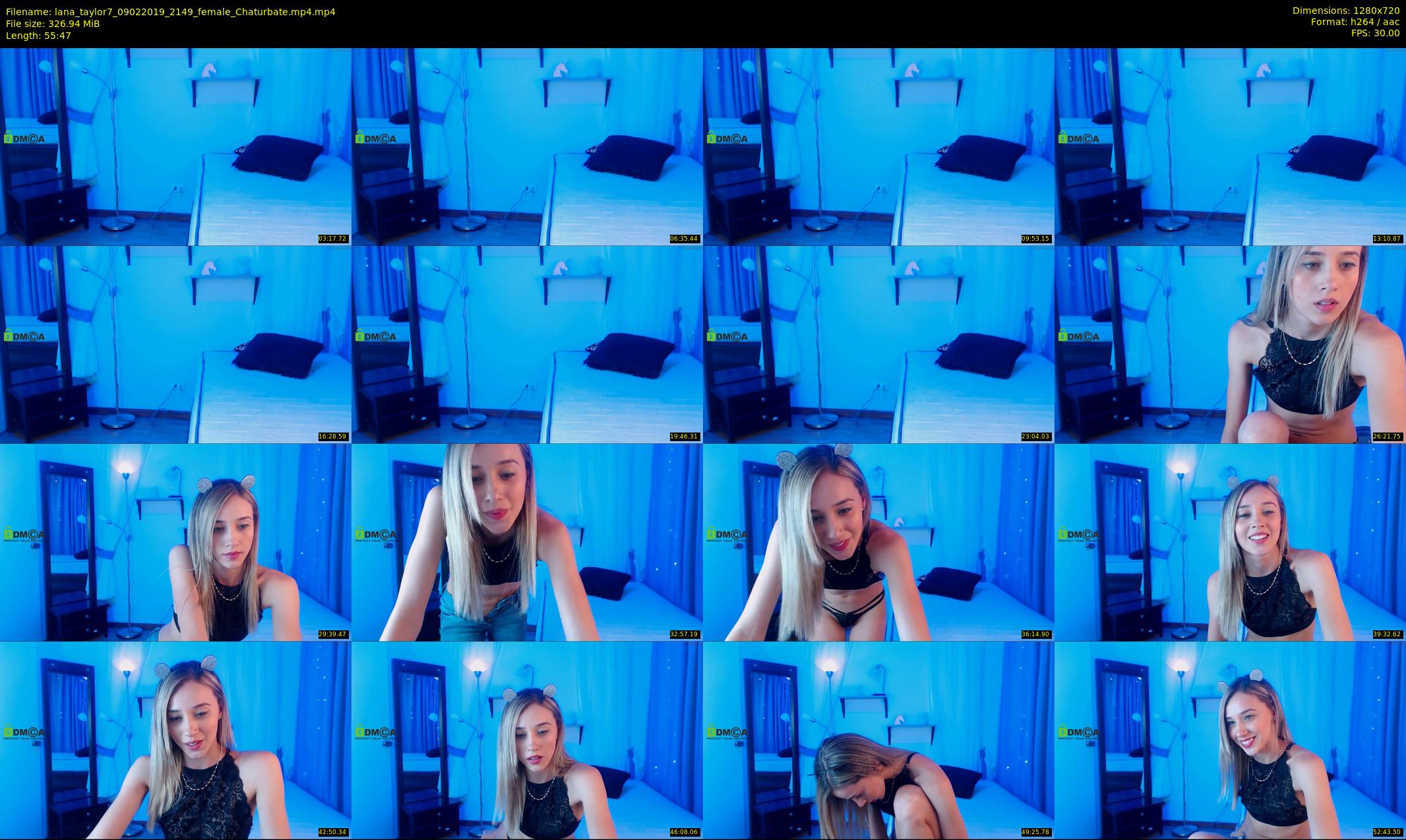lana_taylor7 — 56 minute Chaturbate female cam show recording, 720p, Feb 9, 2019