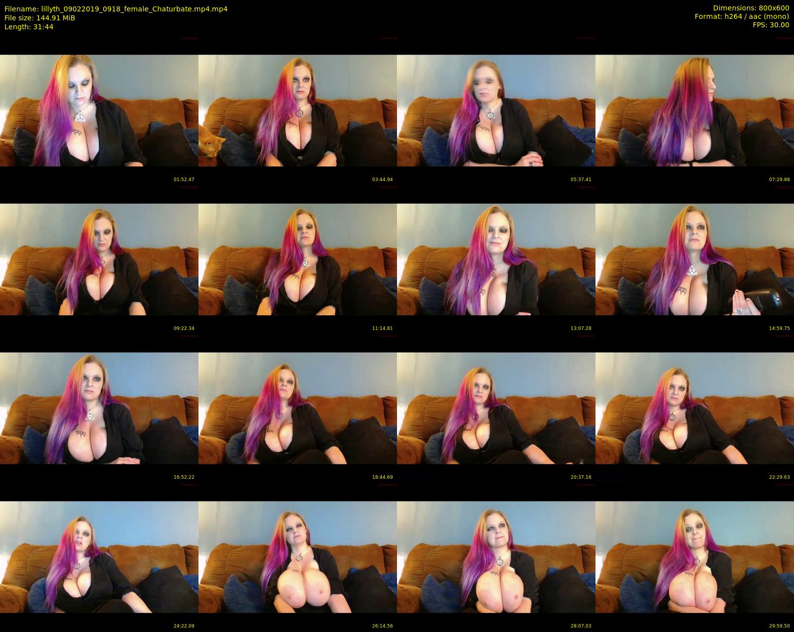 lillyth — 32 minute Chaturbate female cam show recording, 480p, Feb 9, 2019