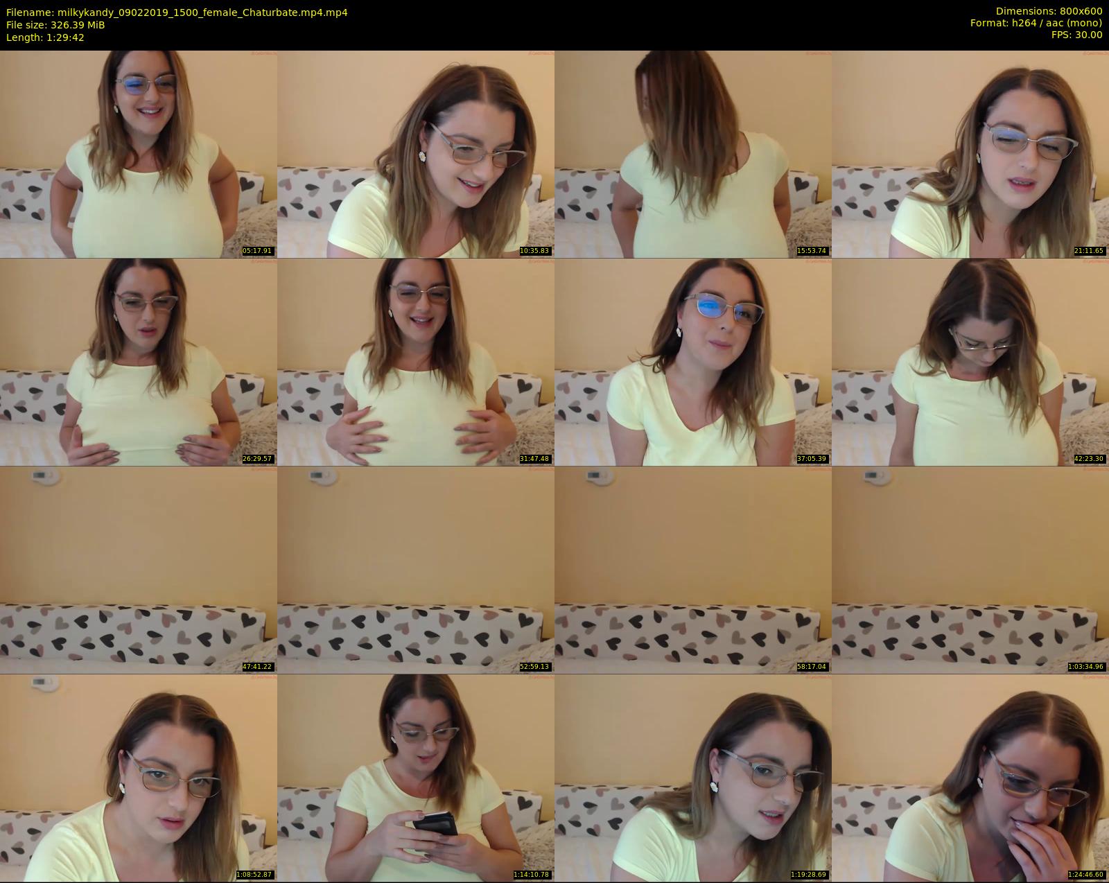 milkykandy — 90 minute Chaturbate female cam show recording, 480p, Feb 9, 2019