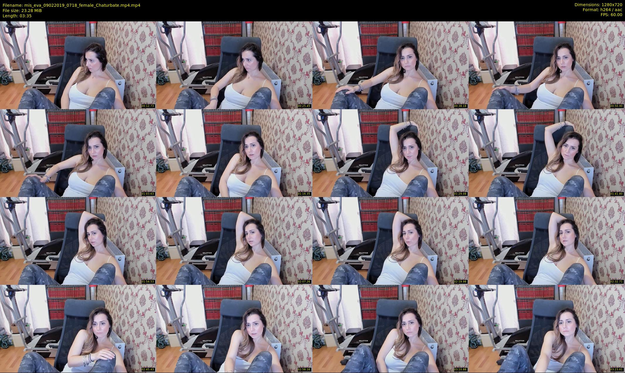 mis_eva — 4 minute Chaturbate female cam show recording, 720p, Feb 9, 2019