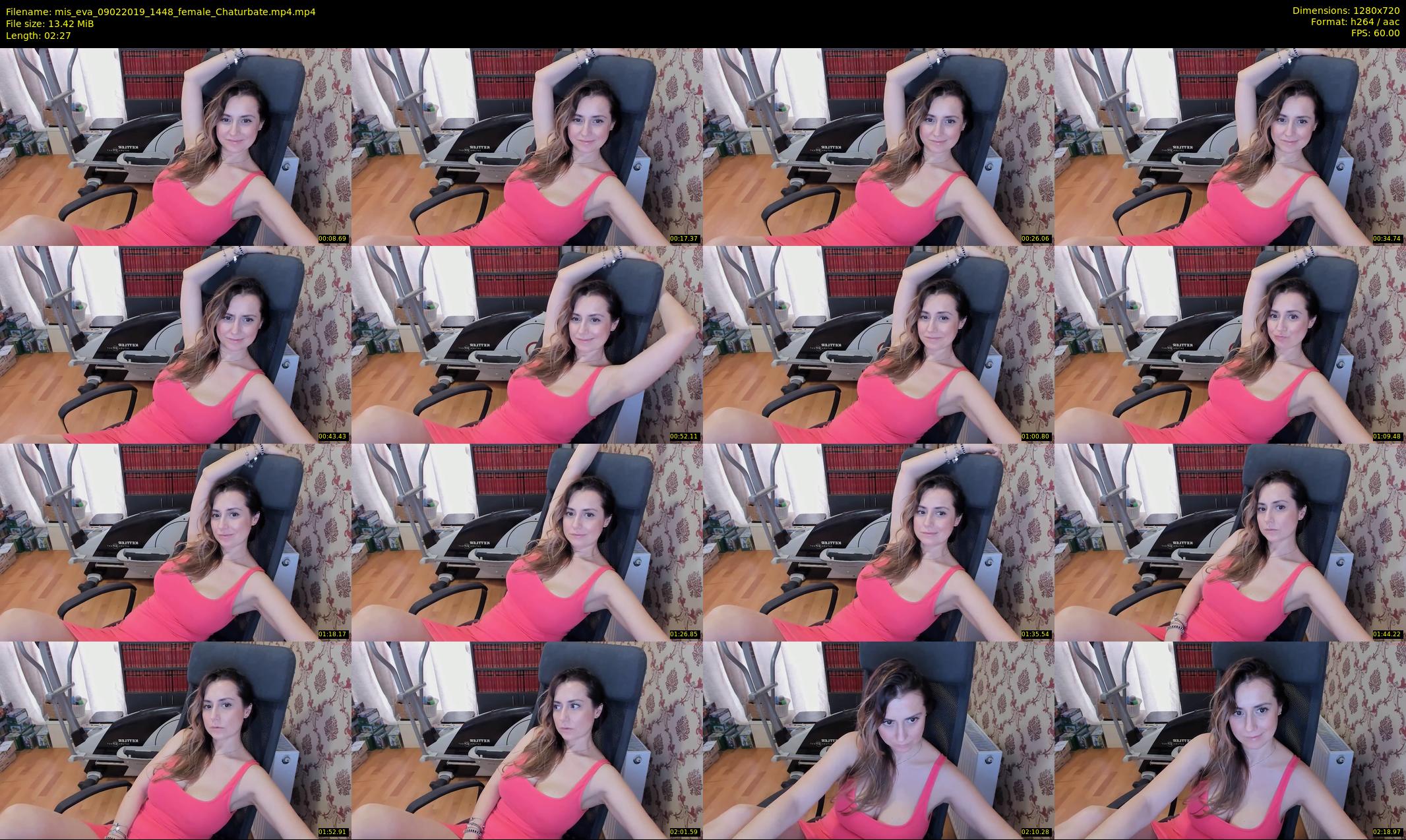 mis_eva — 3 minute Chaturbate female cam show recording, 720p, Feb 9, 2019