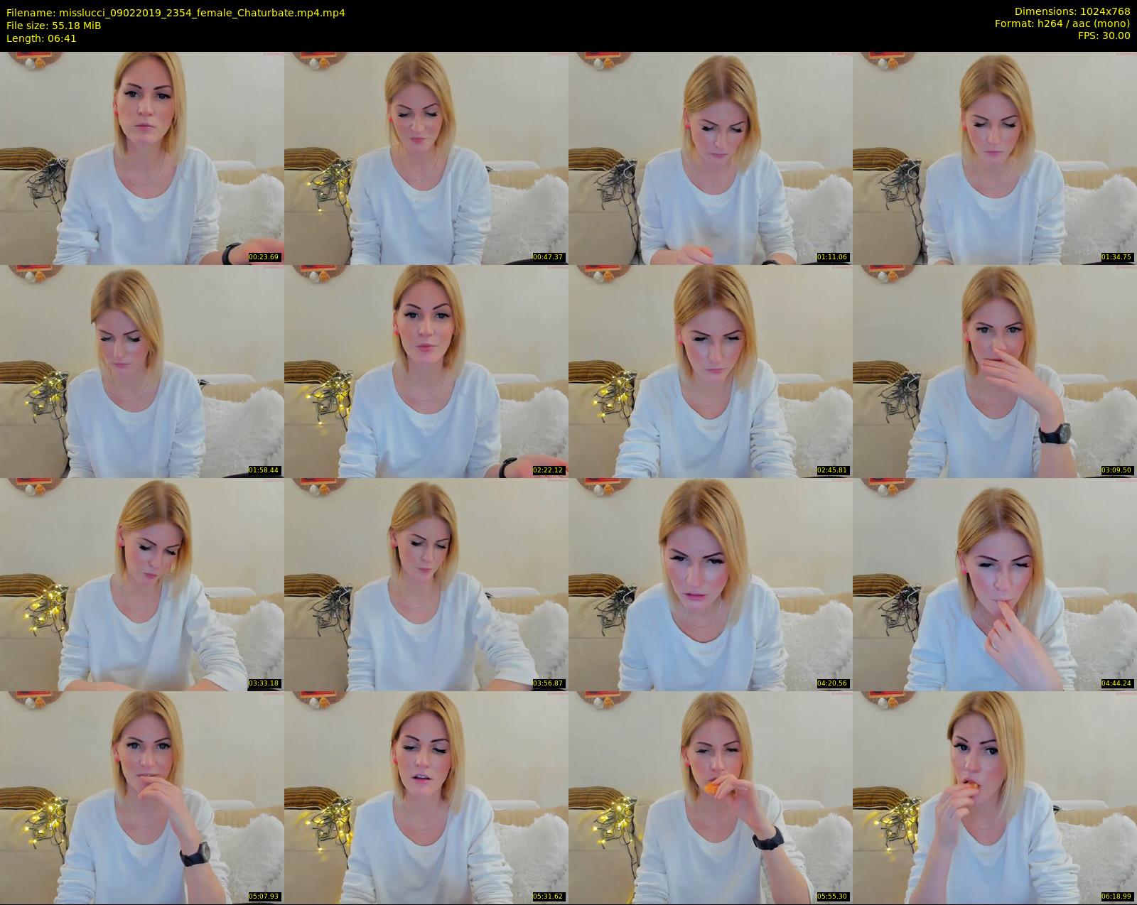misslucci — 7 minute Chaturbate female cam show recording, 720p, Feb 9, 2019