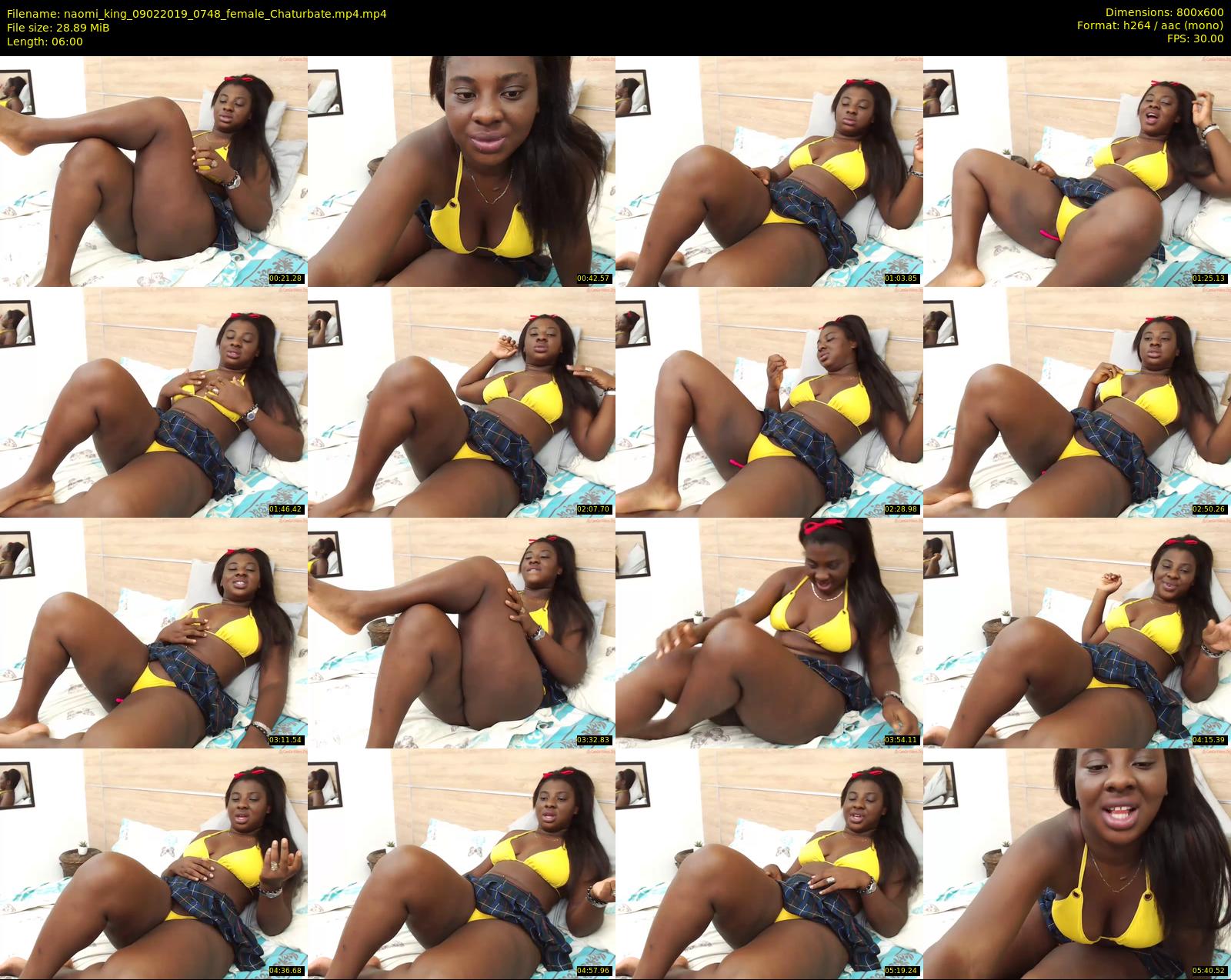 naomi_king — 6 minute Chaturbate female cam show recording, 480p, Feb 9, 2019