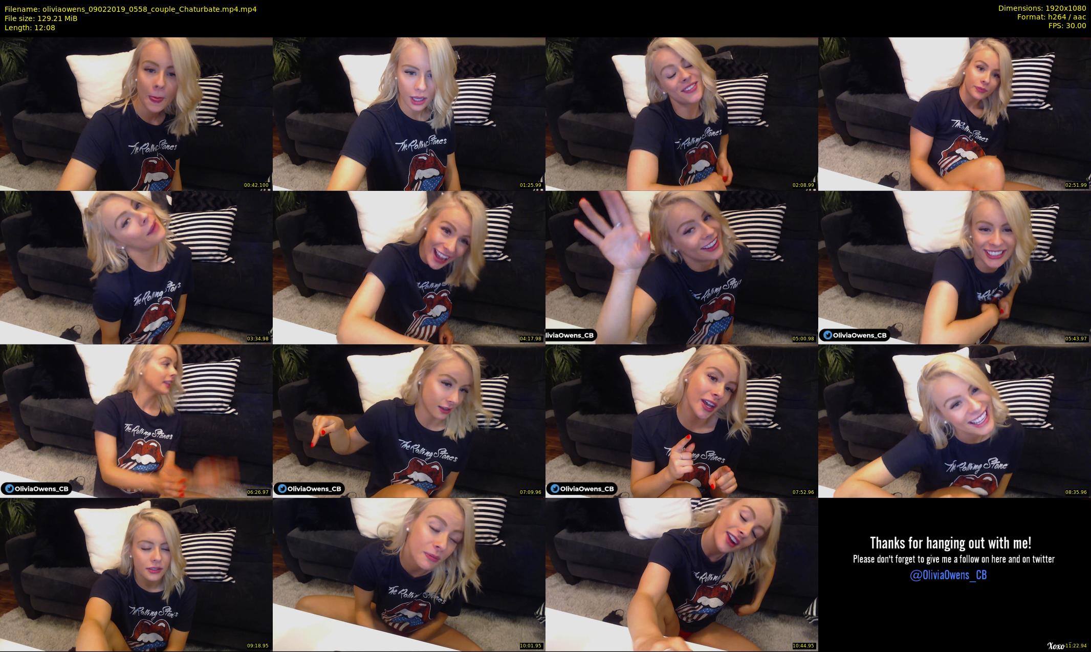 oliviaowens — 13 minute Chaturbate female cam show recording, 1080p, Feb 9, 2019