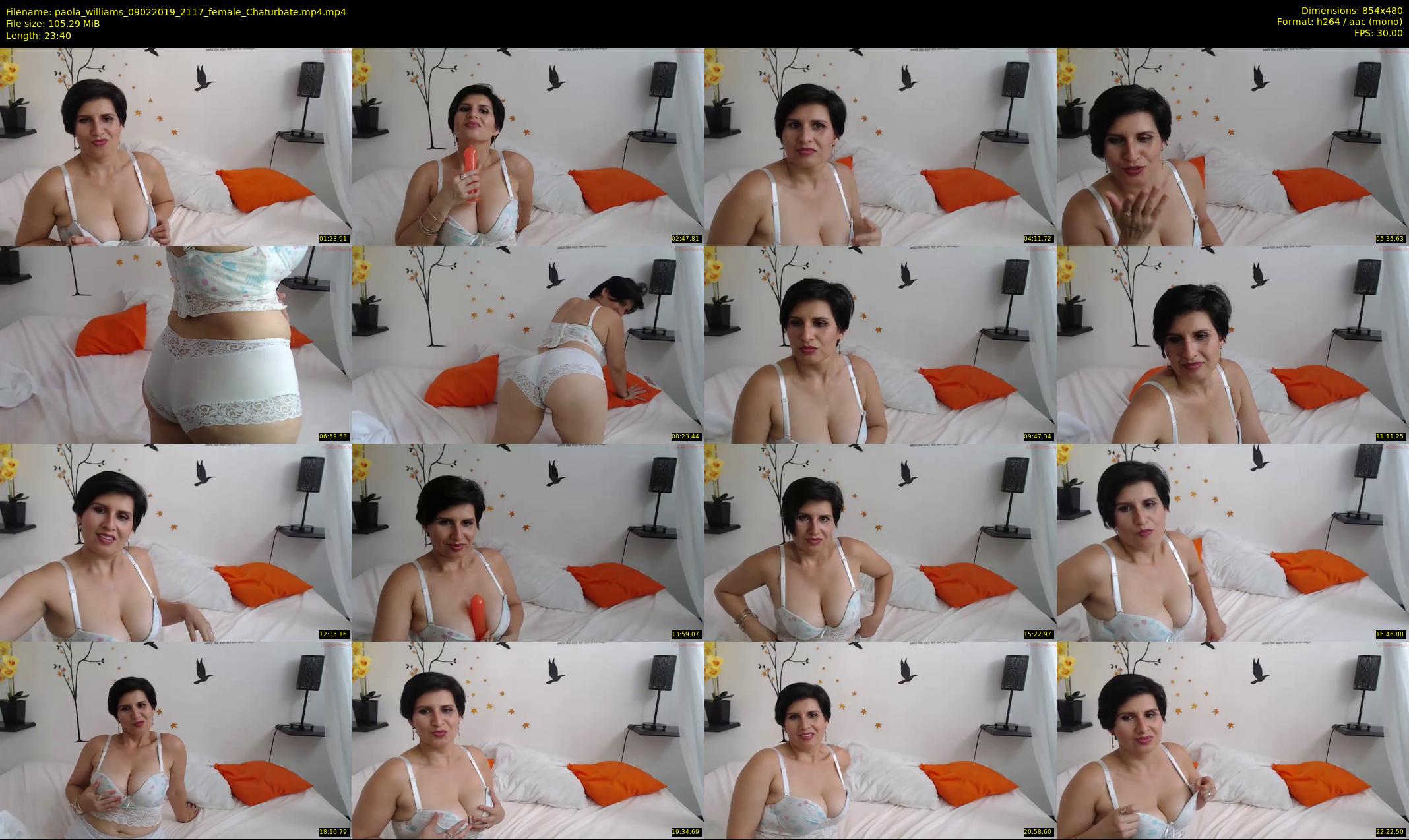 paola_williams — 24 minute Chaturbate female cam show recording, 480p, Feb 9, 2019