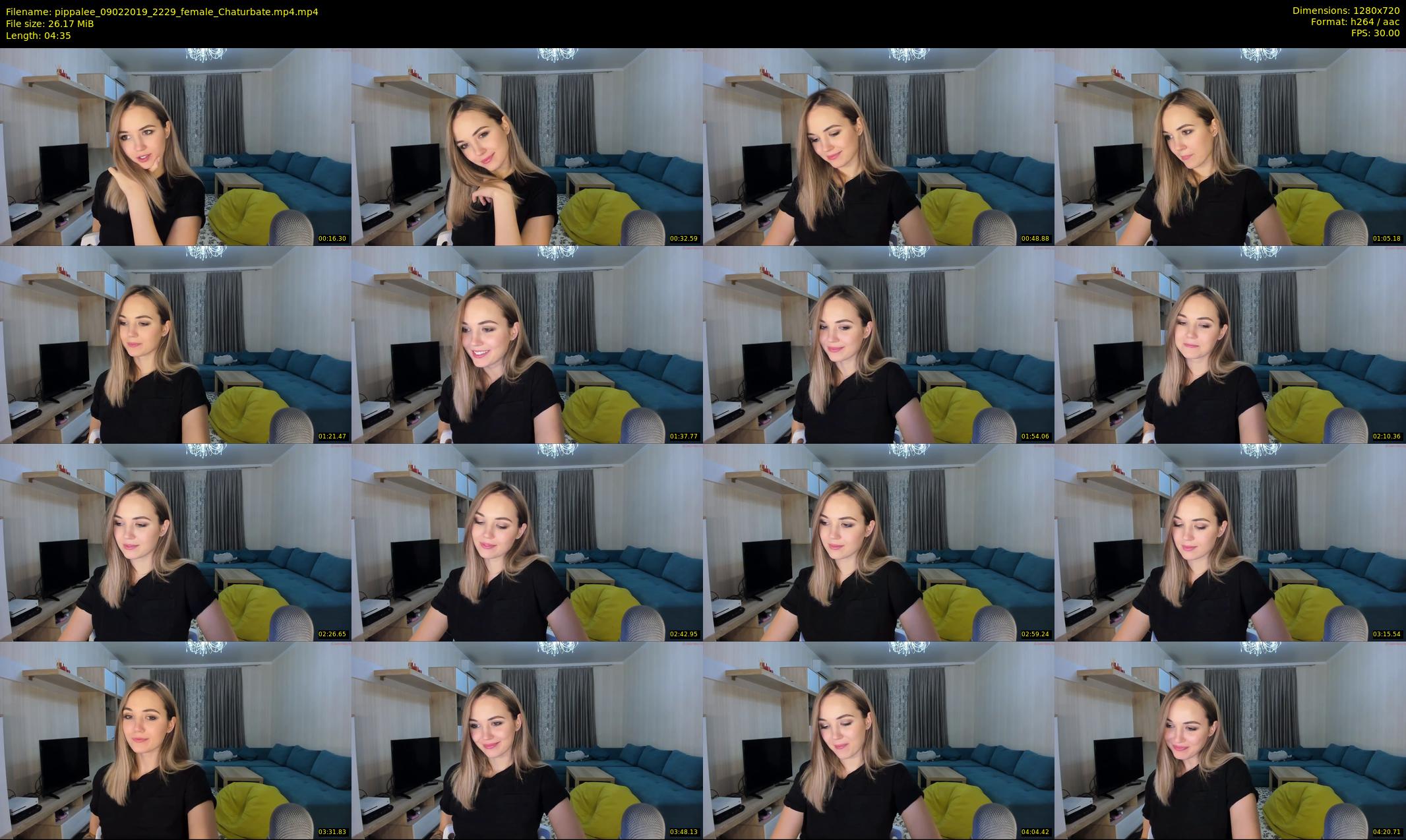 pippalee — 5 minute Chaturbate female cam show recording, 720p, Feb 9, 2019