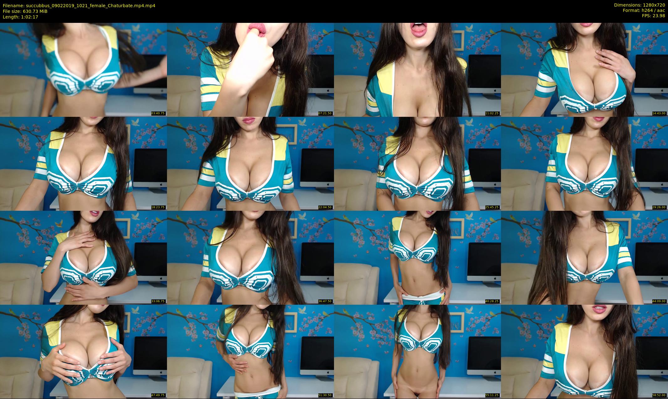 succubbus — 63 minute Chaturbate female cam show recording, 720p, Feb 9, 2019