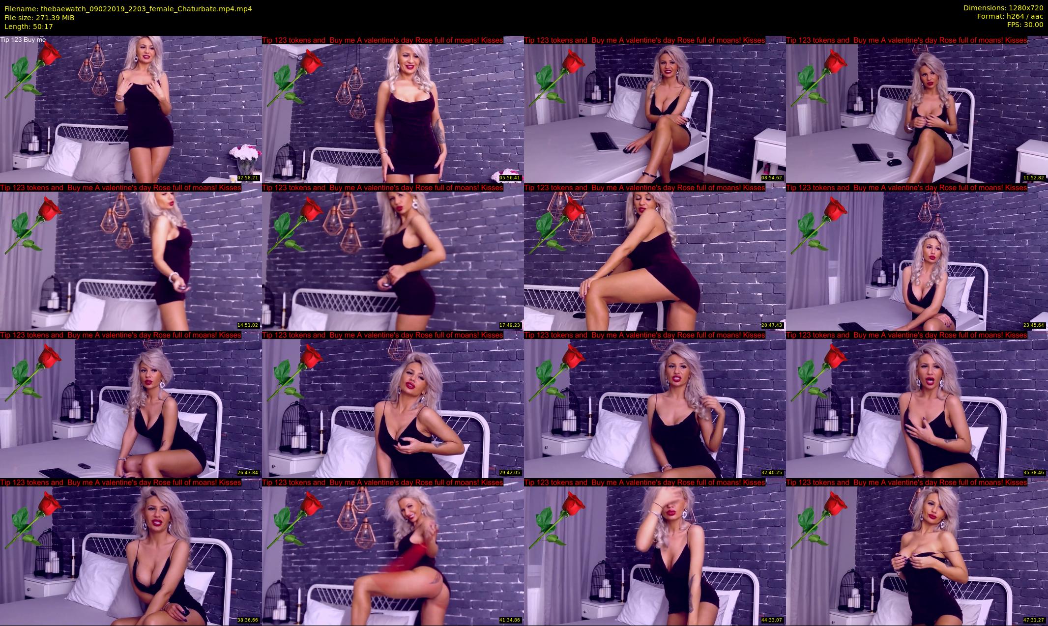 thebaewatch — 51 minute Chaturbate female cam show recording, 720p, Feb 9, 2019