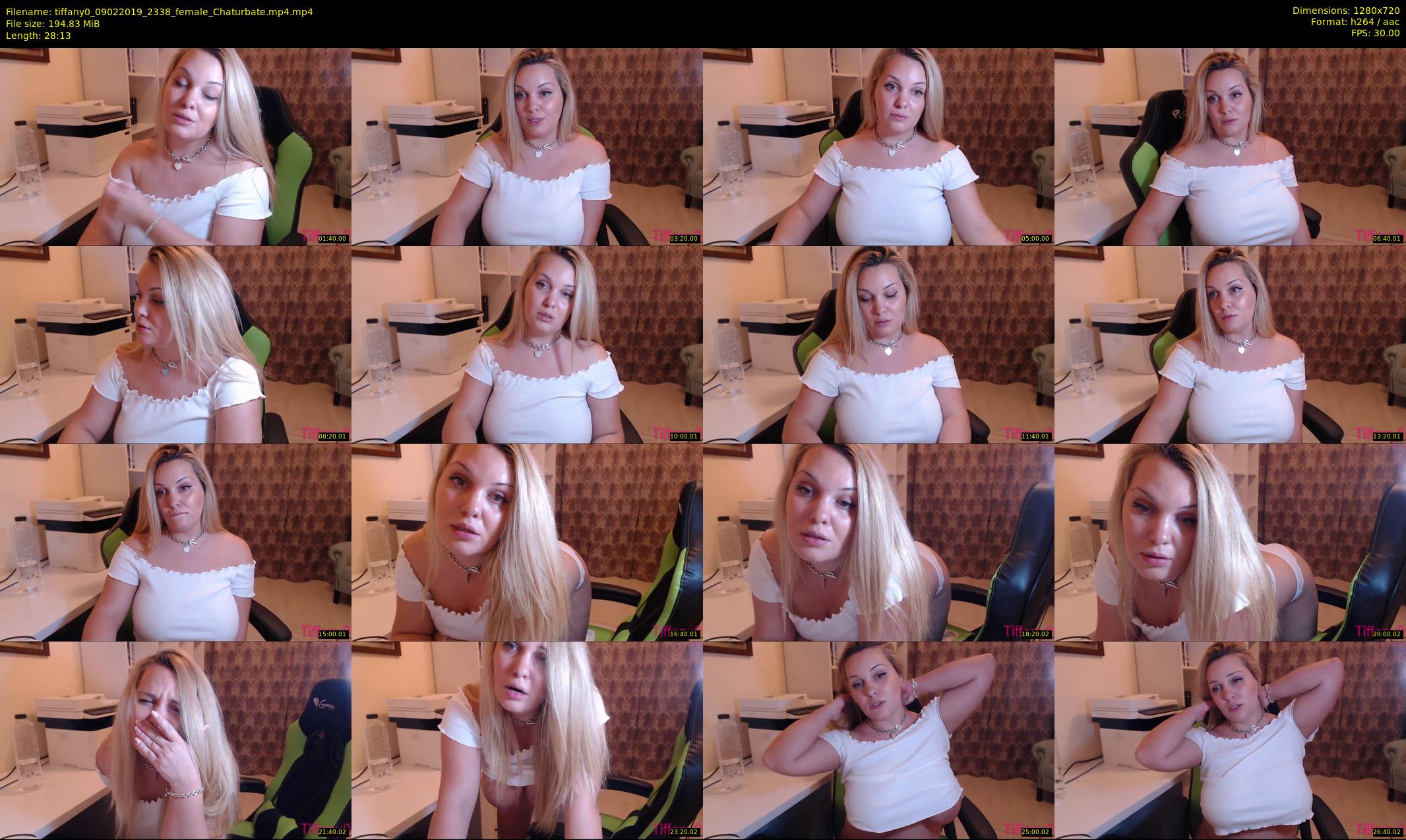 tiffany0 — 29 minute Chaturbate female cam show recording, 720p, Feb 9, 2019