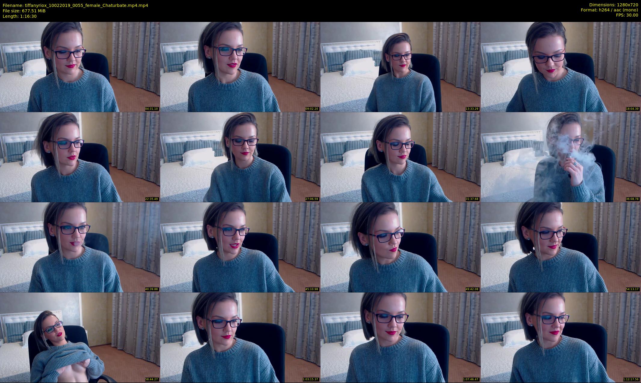 tiffanyriox — 77 minute Chaturbate female cam show recording, 720p, Feb 10, 2019