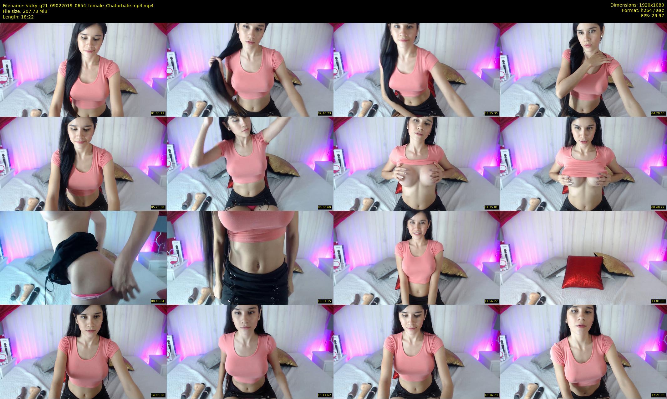 vicky_g21 — 19 minute Chaturbate female cam show recording, 1080p, Feb 9, 2019