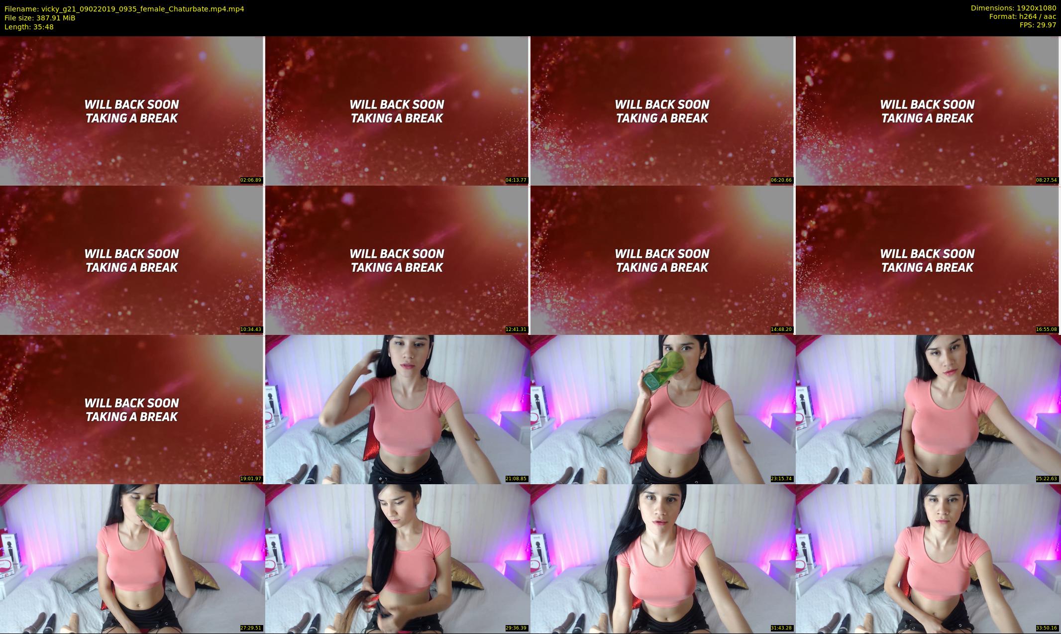 vicky_g21 — 36 minute Chaturbate female cam show recording, 1080p, Feb 9, 2019