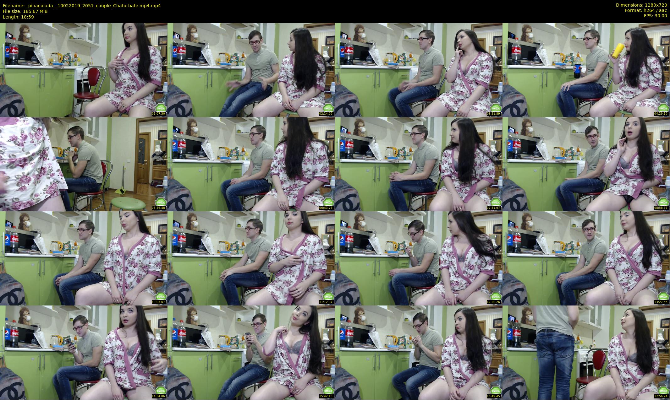 _pinacolada_ — 19 minute Chaturbate couple cam show recording, 720p, Feb 10, 2019