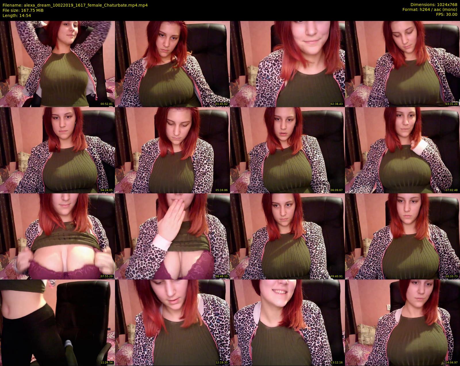alexa_dream — 15 minute Chaturbate female cam show recording, 720p, Feb 10, 2019