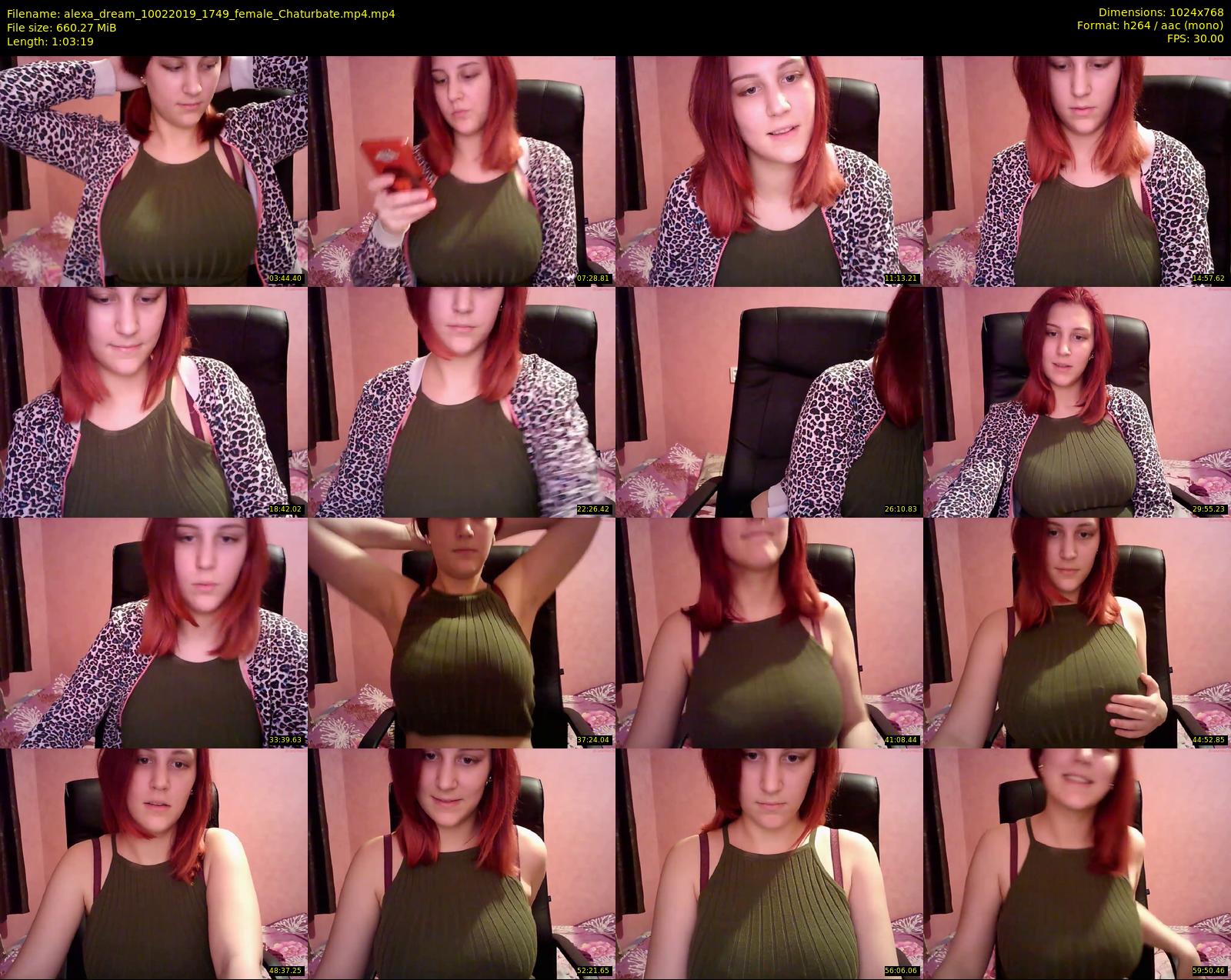 alexa_dream — 64 minute Chaturbate female cam show recording, 720p, Feb 10, 2019