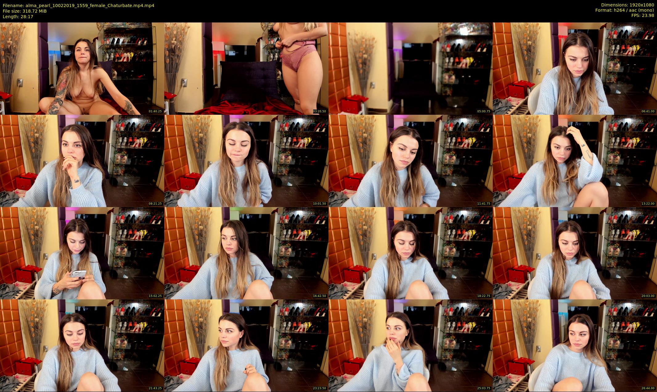 alma_pearl — 29 minute Chaturbate female cam show recording, 1080p, Feb 10, 2019