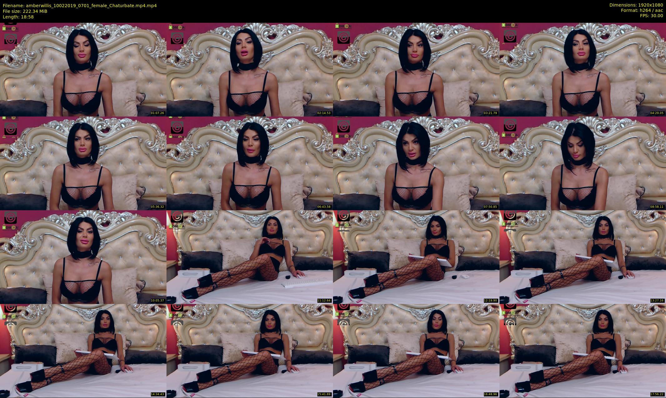 amberwillis — 19 minute Chaturbate female cam show recording, 1080p, Feb 10, 2019