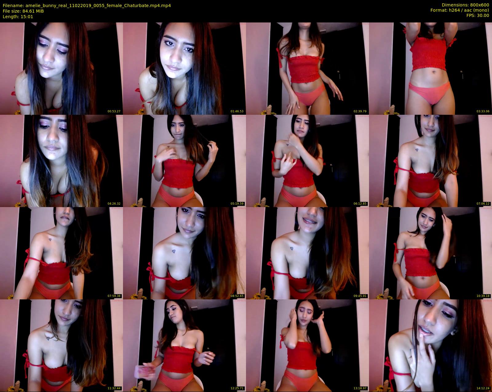 amelie_bunny_real — 16 minute Chaturbate female cam show recording, 480p, Feb 11, 2019
