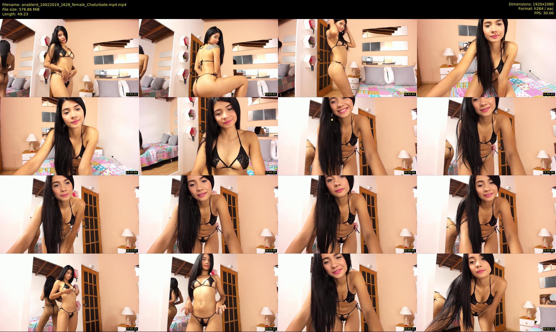 anablerd — 50 minute Chaturbate female cam show recording, 1080p, Feb 10, 2019