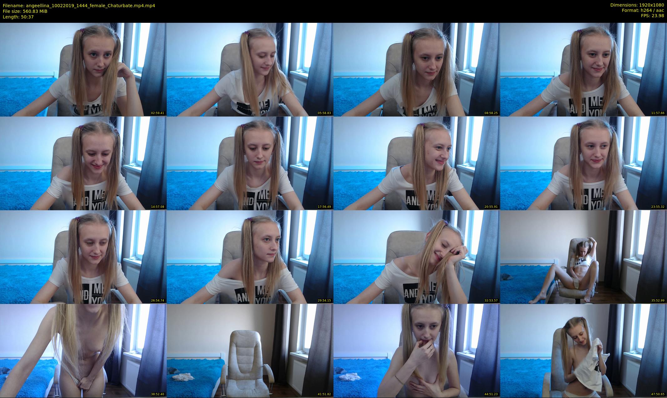 angeellina — 51 minute Chaturbate female cam show recording, 1080p, Feb 10, 2019