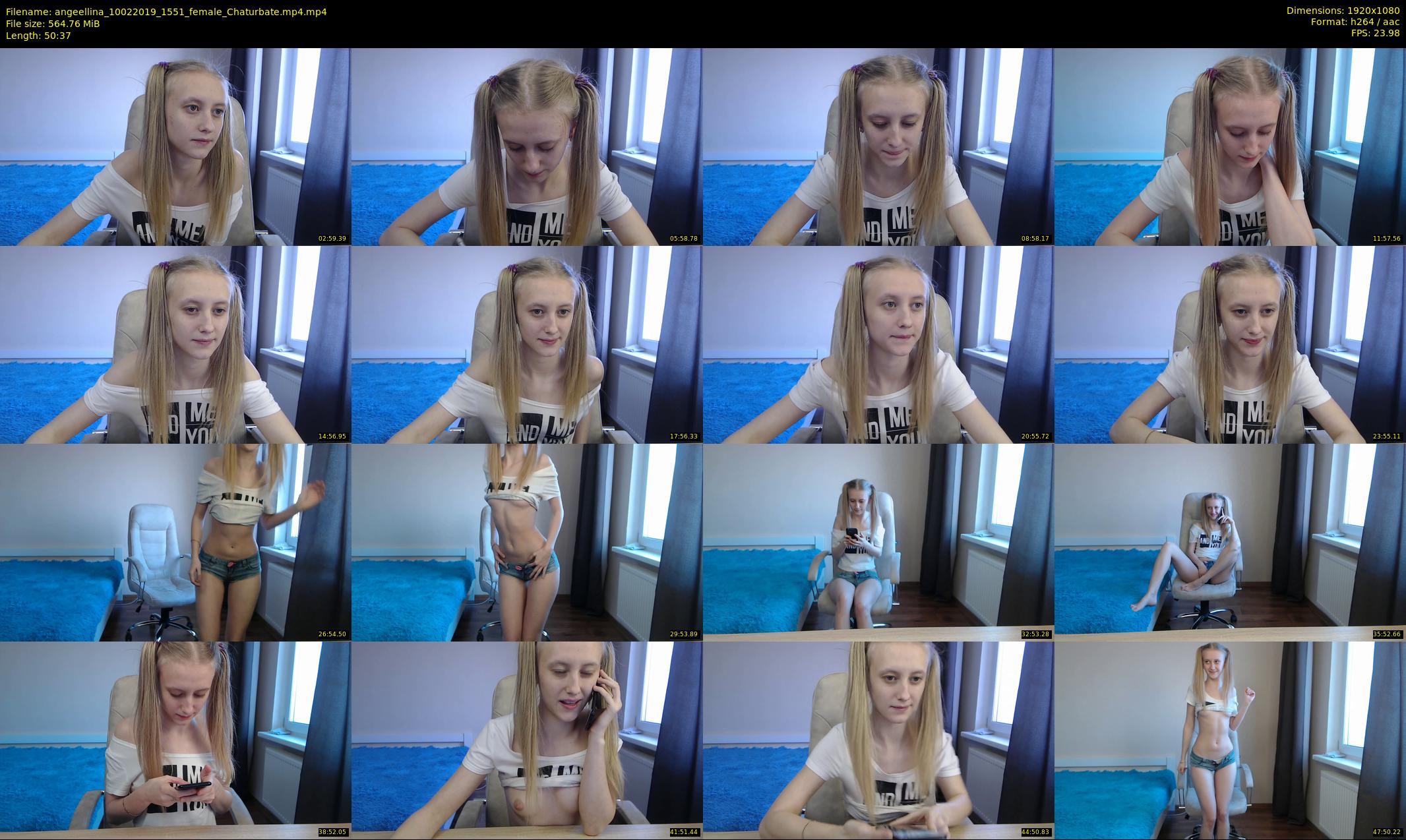 angeellina — 51 minute Chaturbate female cam show recording, 1080p, Feb 10, 2019