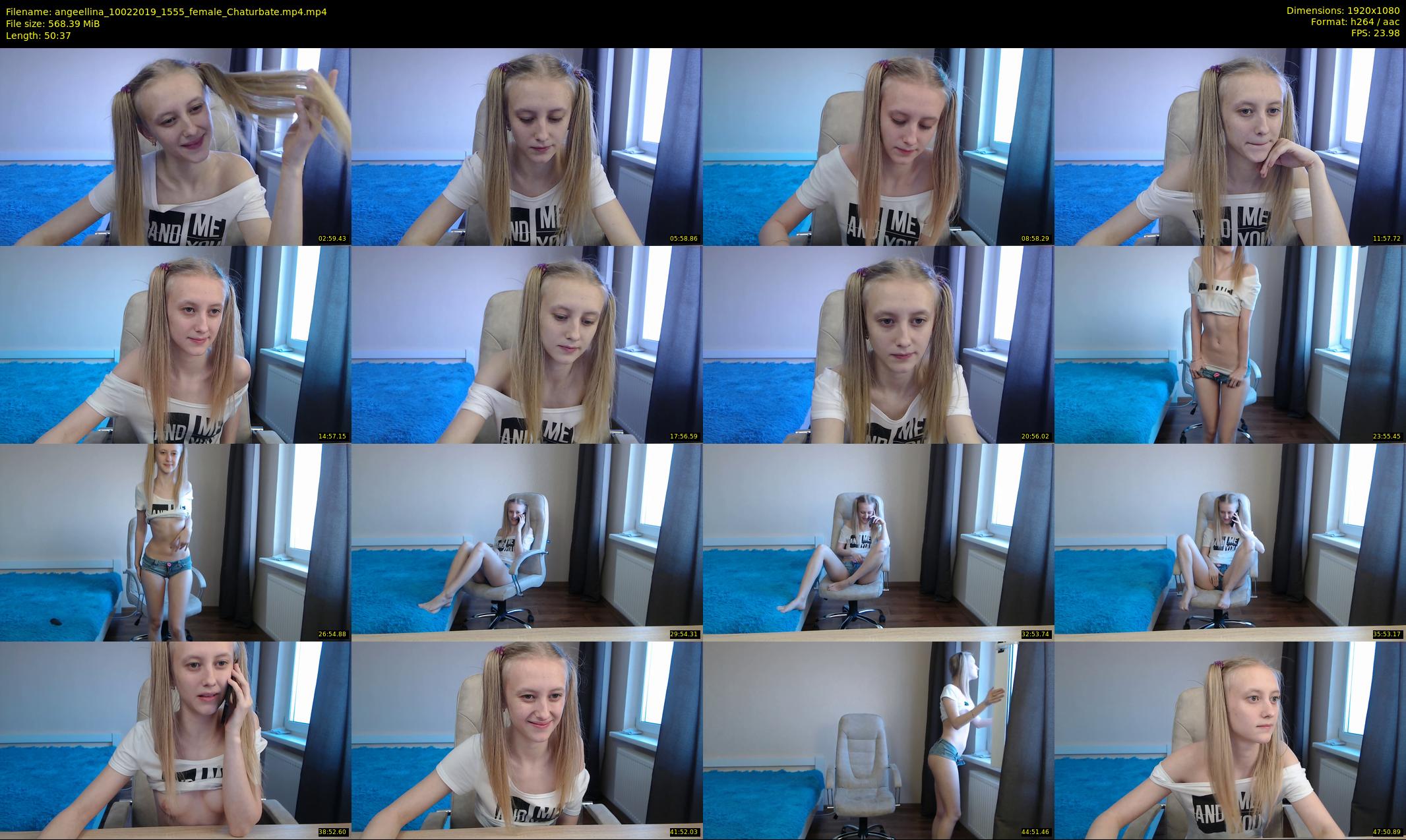 angeellina — 51 minute Chaturbate female cam show recording, 1080p, Feb 10, 2019