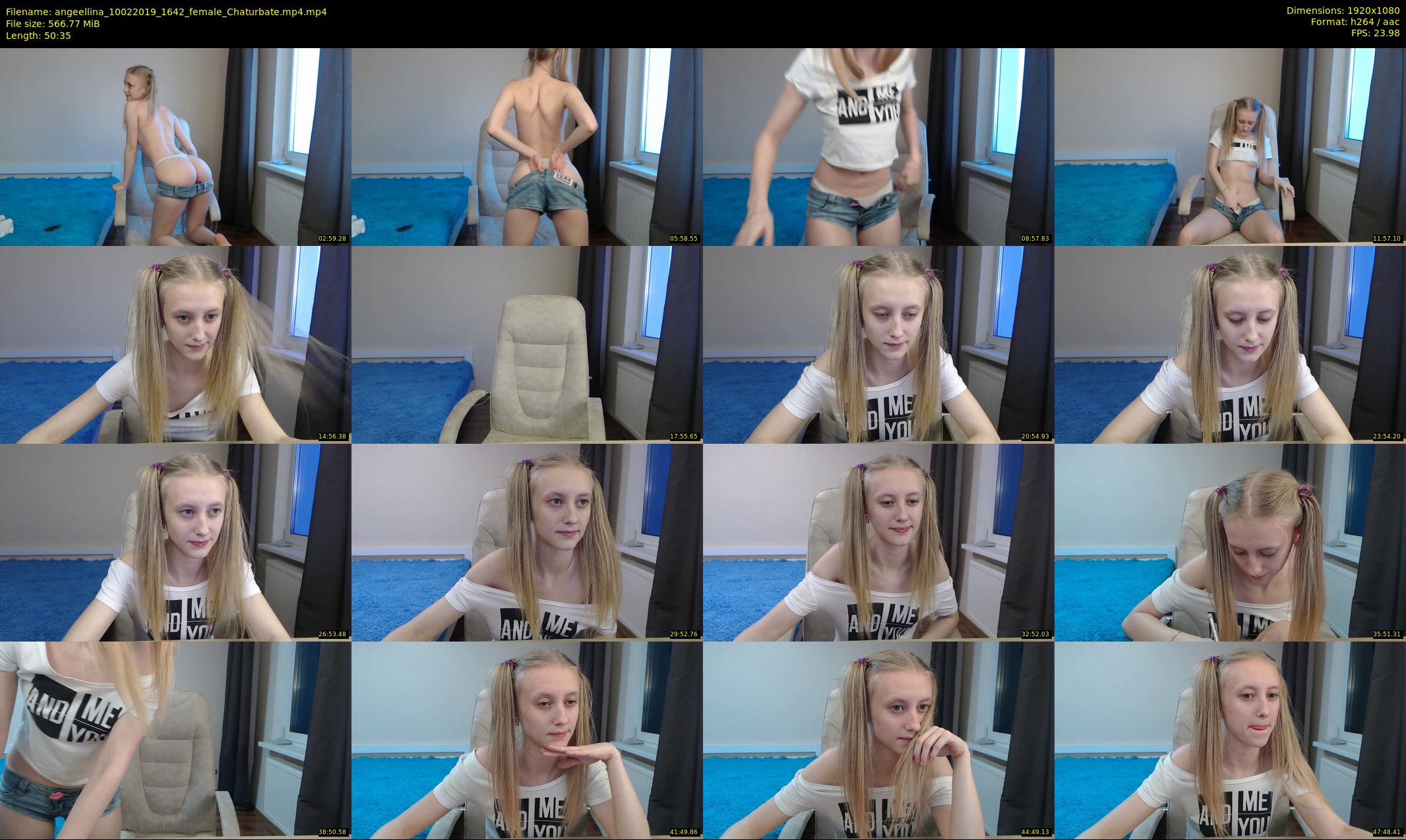 angeellina — 51 minute Chaturbate female cam show recording, 1080p, Feb 10, 2019