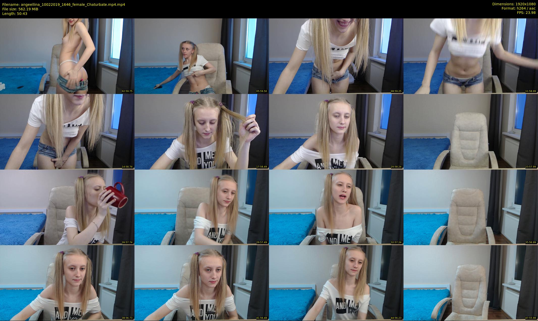 angeellina — 51 minute Chaturbate female cam show recording, 1080p, Feb 10, 2019