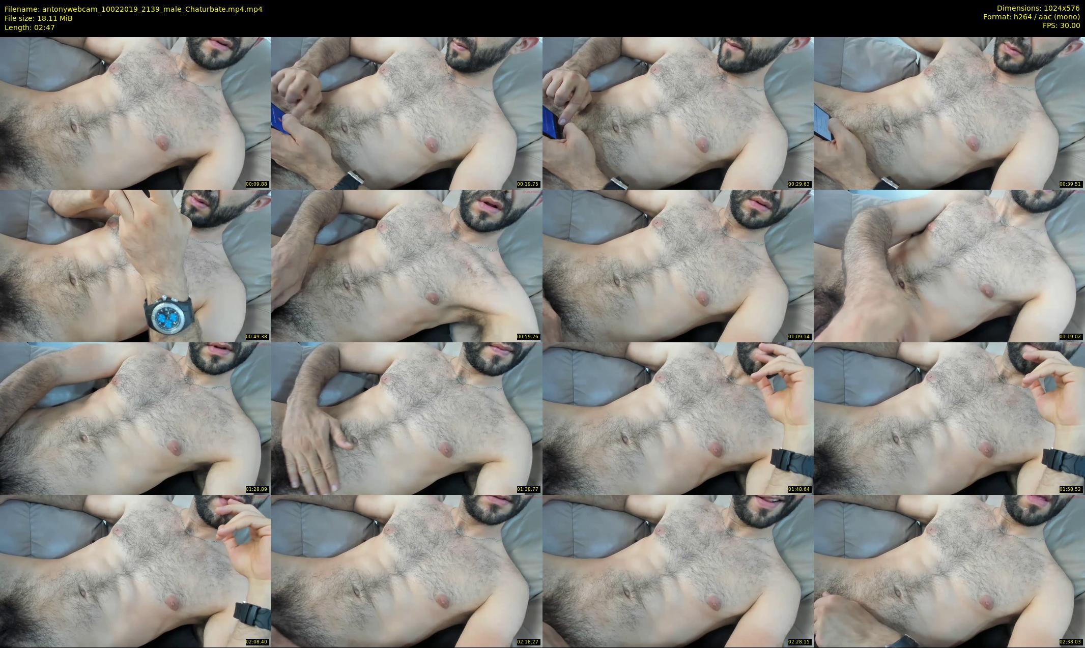antonywebcam — 3 minute Chaturbate male cam show recording, 480p, Feb 10, 2019