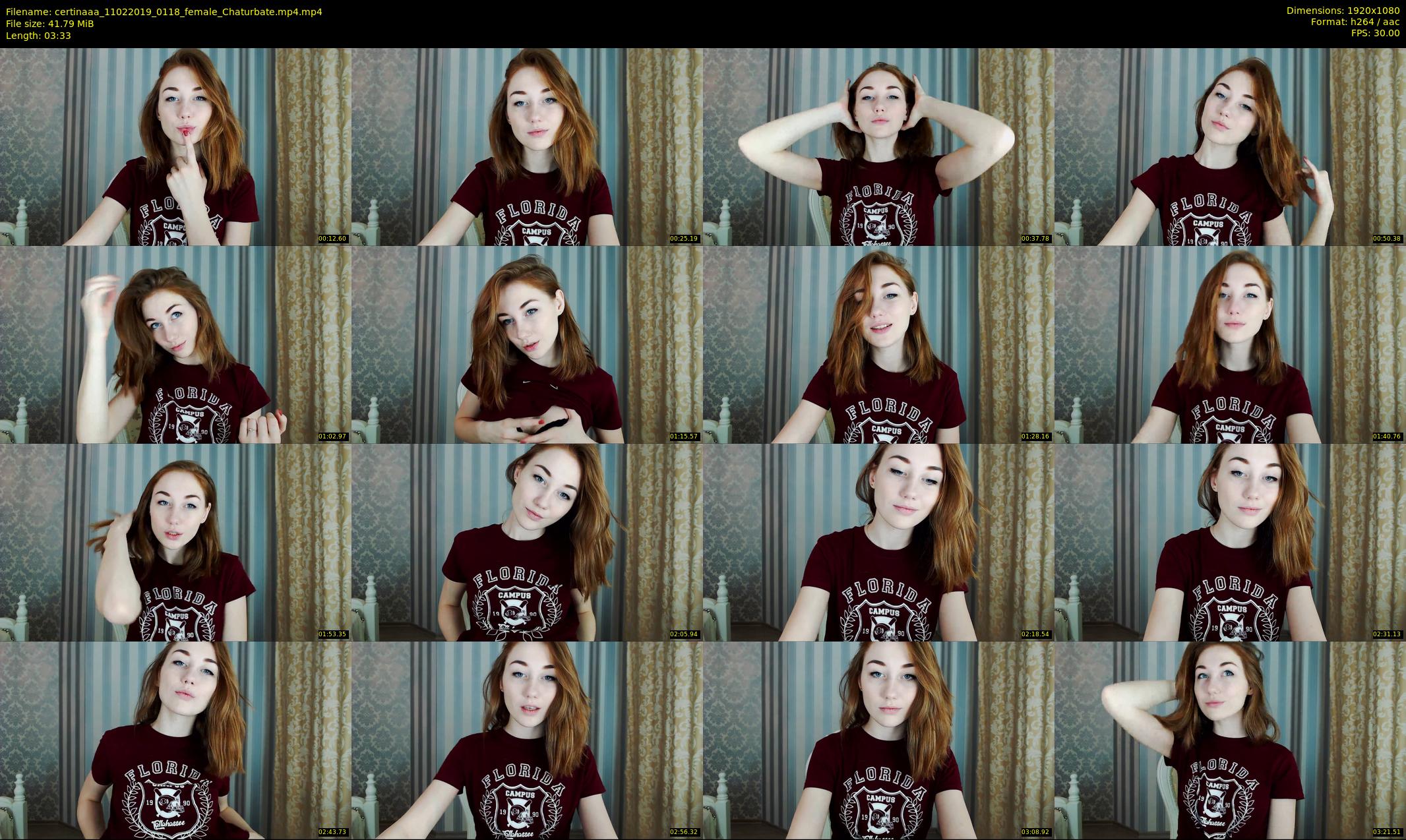 certinaaa — 4 minute Chaturbate female cam show recording, 1080p, Feb 11, 2019