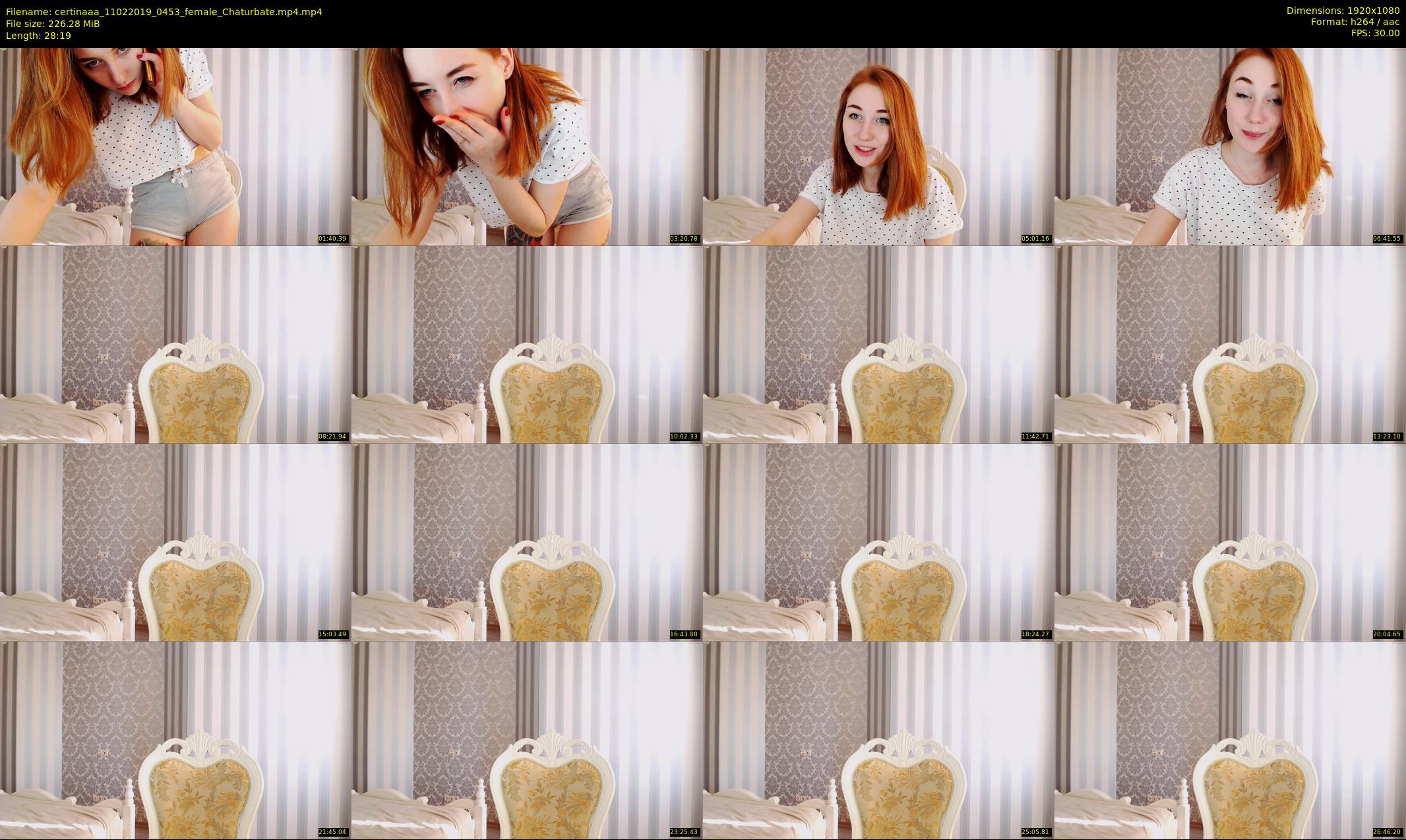 certinaaa — 29 minute Chaturbate female cam show recording, 1080p, Feb 11, 2019