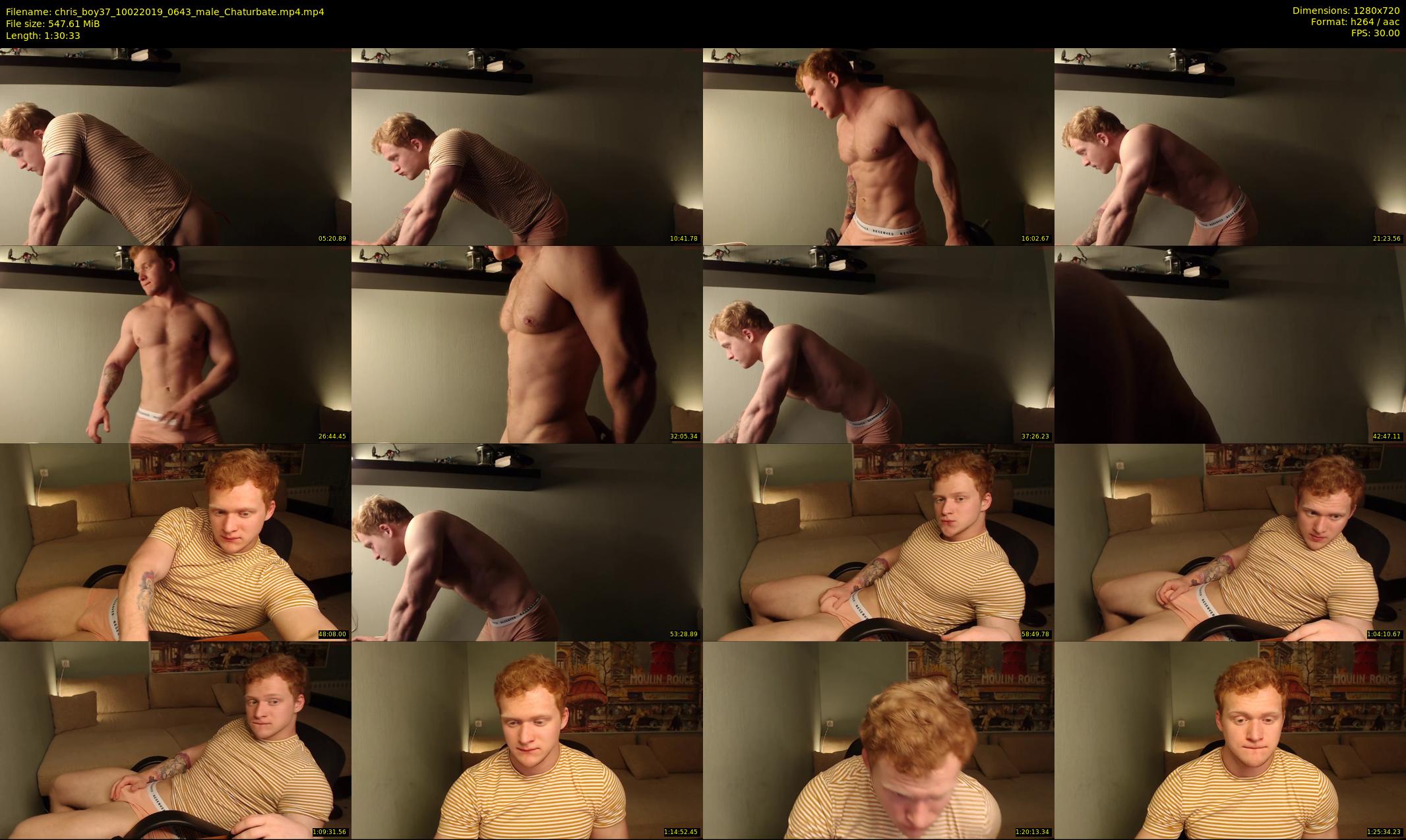chris_boy37 — 91 minute Chaturbate male cam show recording, 720p, Feb 10, 2019