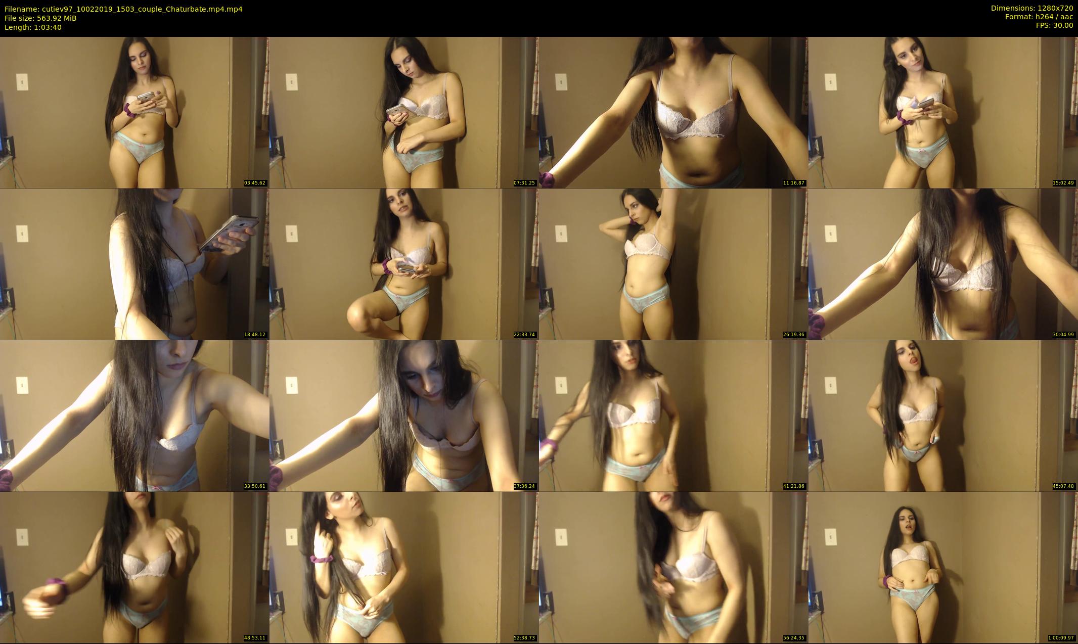 cutiev97 — 64 minute Chaturbate couple cam show recording, 720p, Feb 10, 2019
