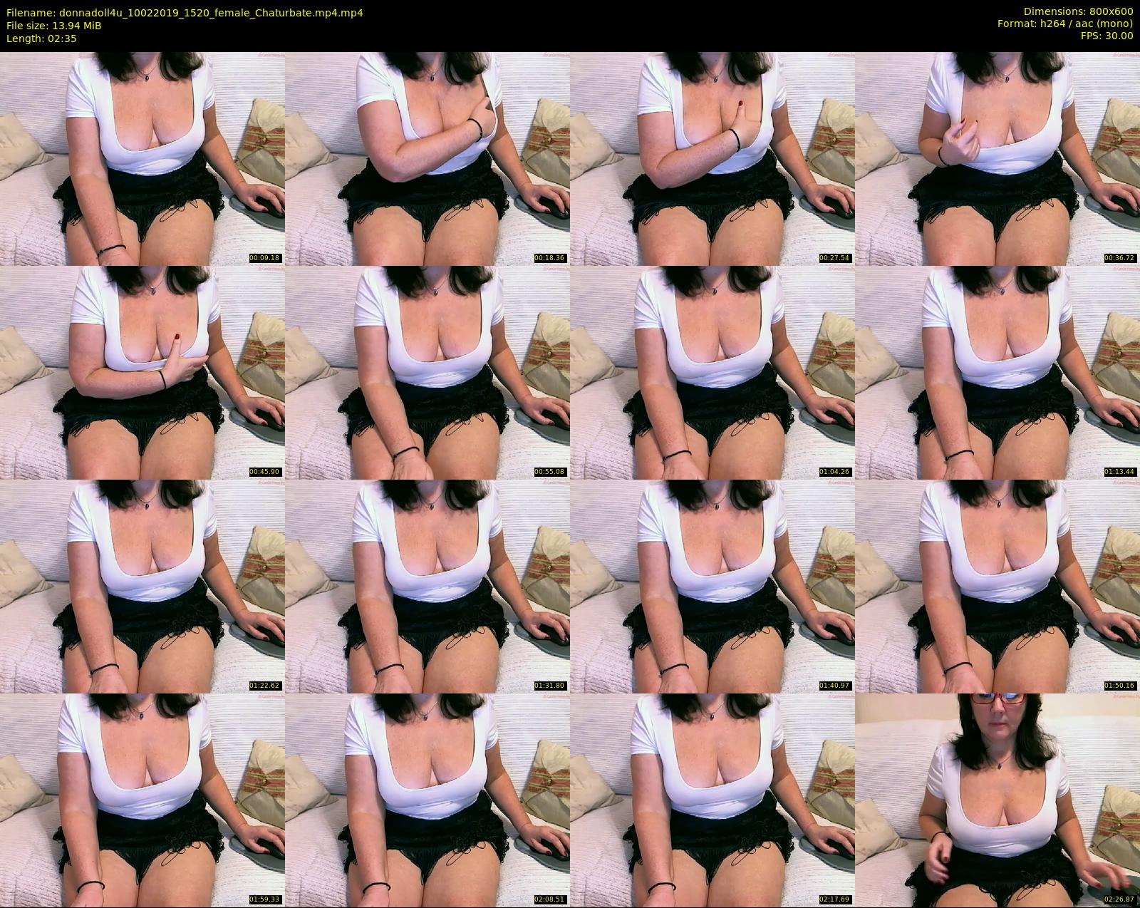 donnadoll4u — 3 minute Chaturbate female cam show recording, 480p, Feb 10, 2019