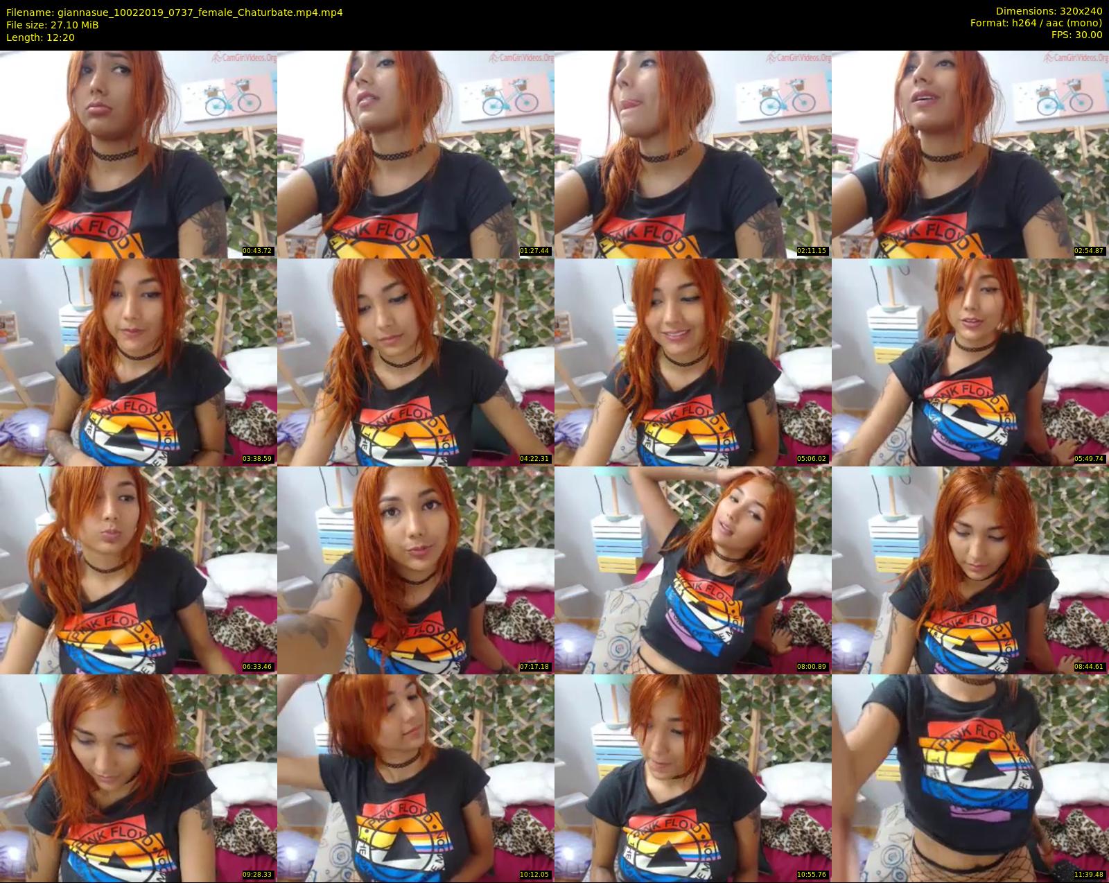 giannasue — 13 minute Chaturbate female cam show recording, SD, Feb 10, 2019