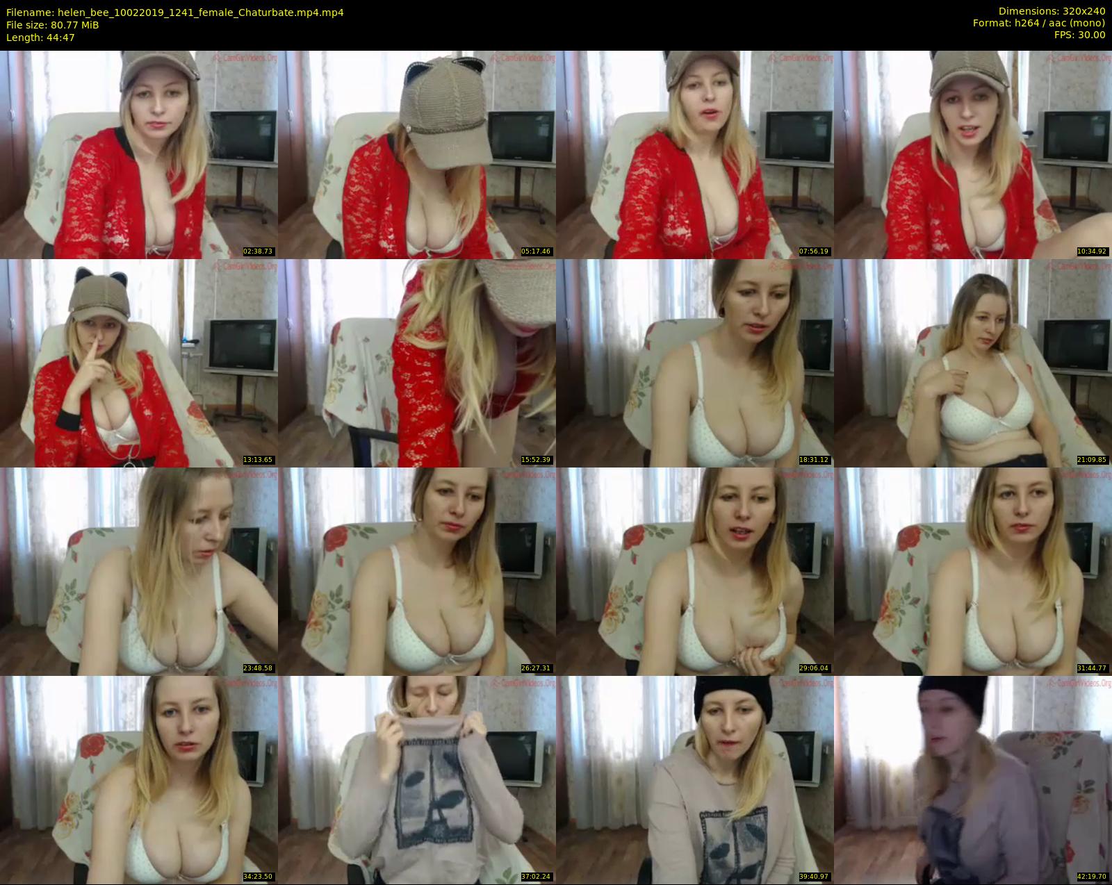 helen_bee — 45 minute Chaturbate female cam show recording, SD, Feb 10, 2019