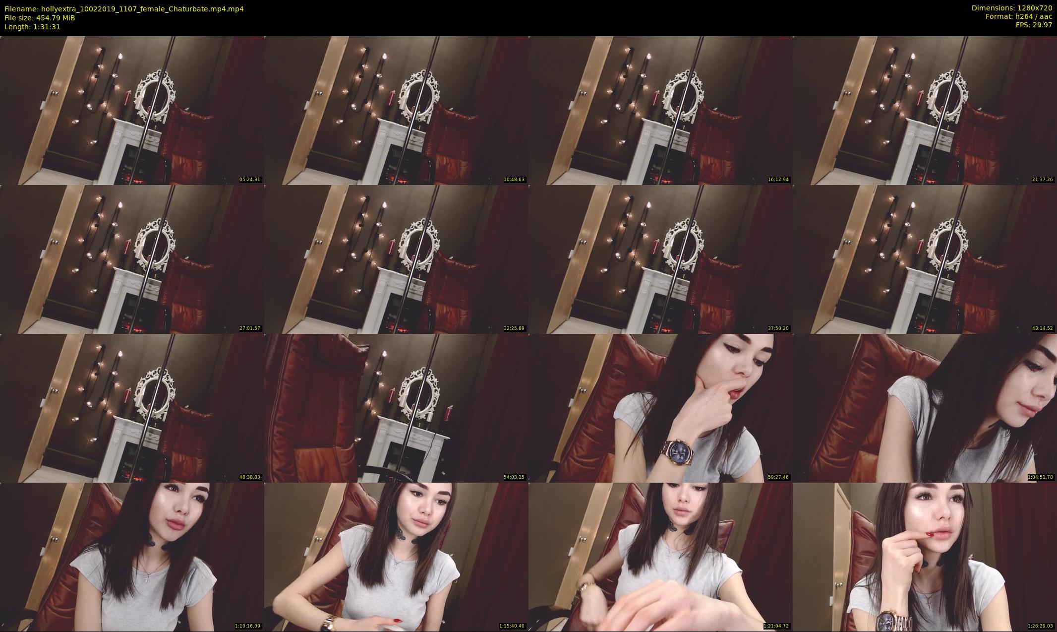 hollyextra — 92 minute Chaturbate female cam show recording, 720p, Feb 10, 2019